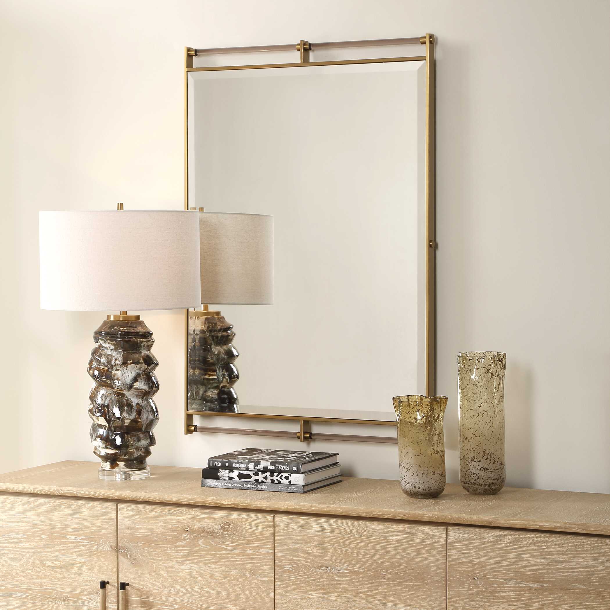 Uttermost Ripoll Antique Brass Mirror