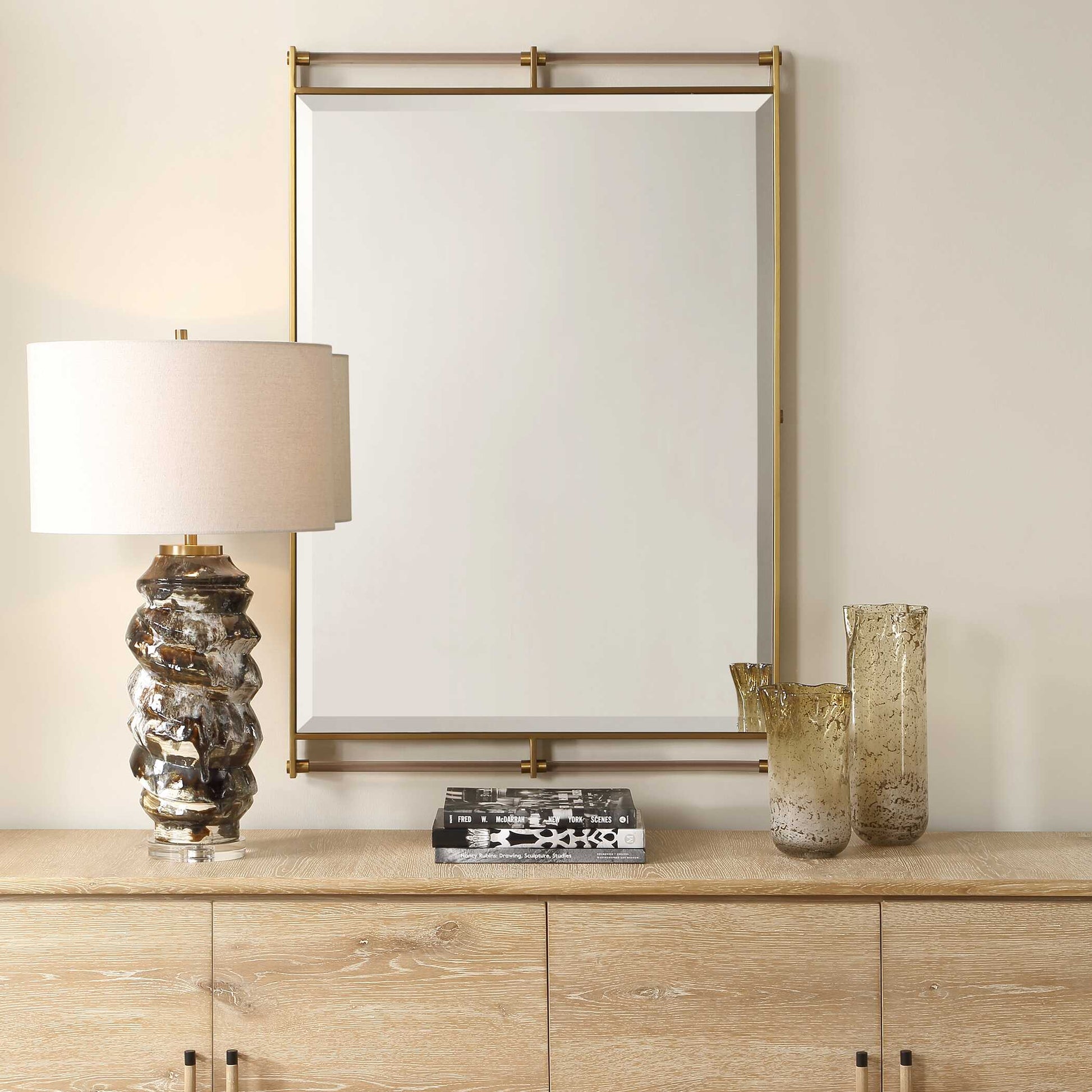 Uttermost Ripoll Antique Brass Mirror