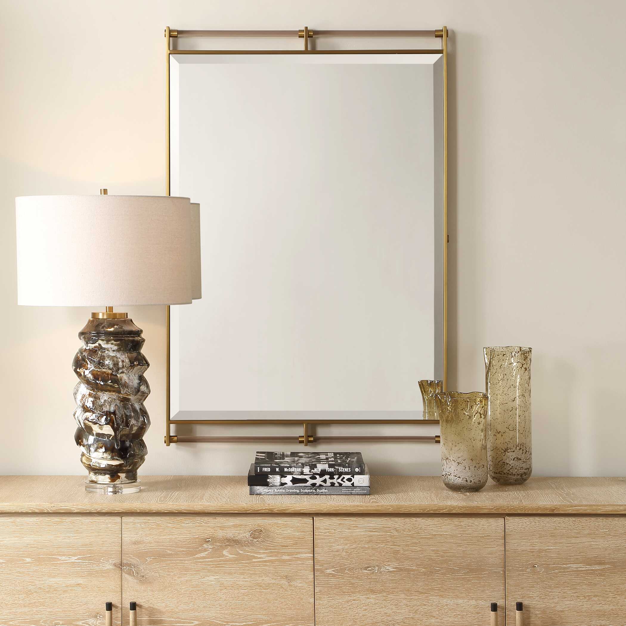 Uttermost Ripoll Antique Brass Mirror