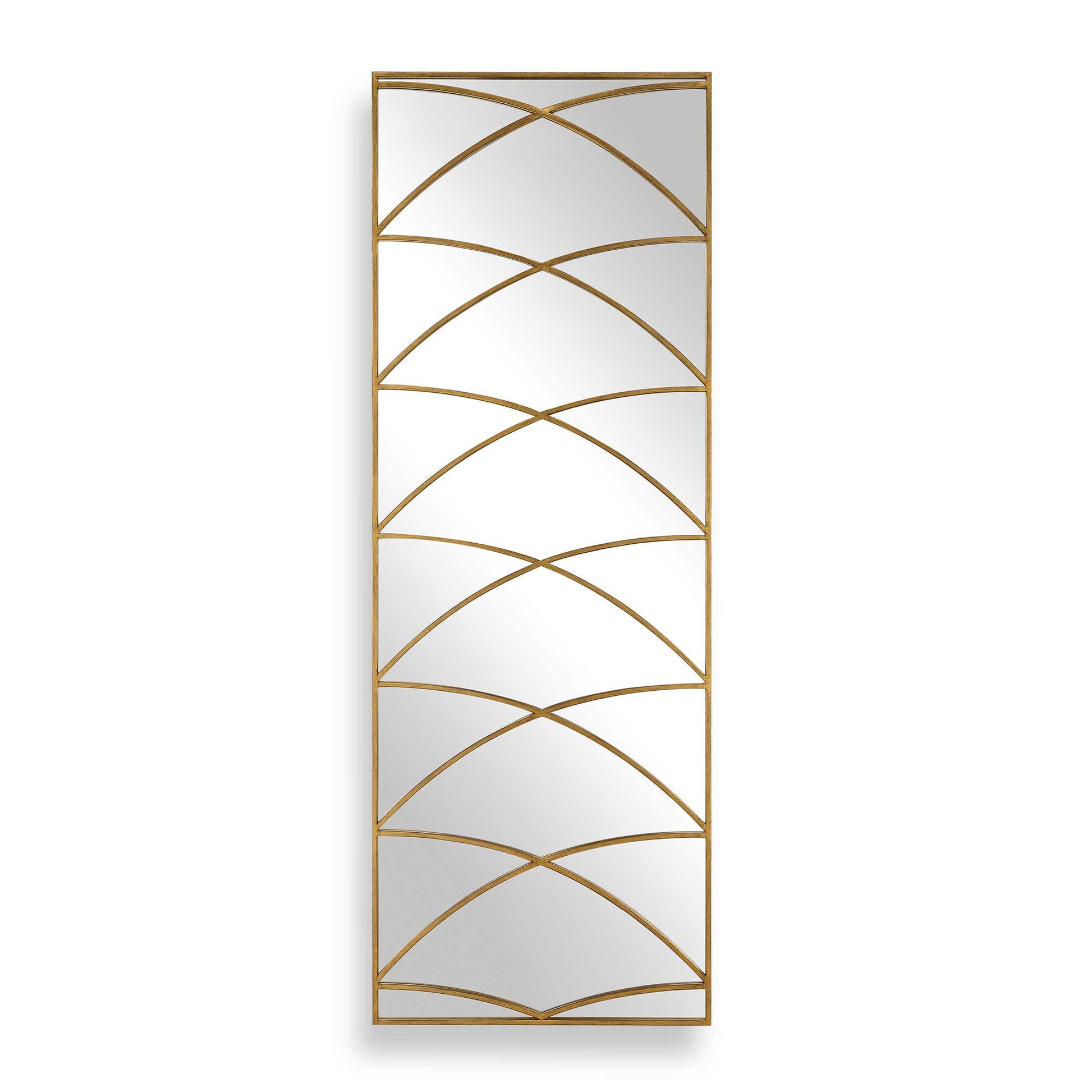 Uttermost Crossed Up Gold Full Length Mirror