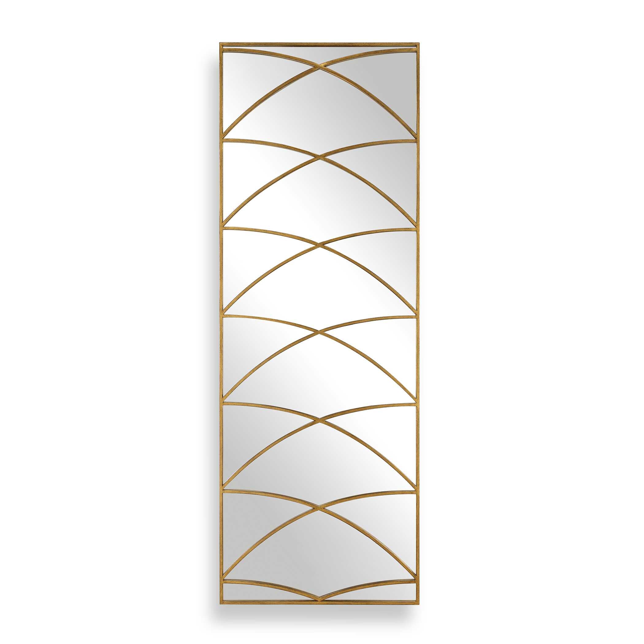 Uttermost Crossed Up Gold Full Length Mirror