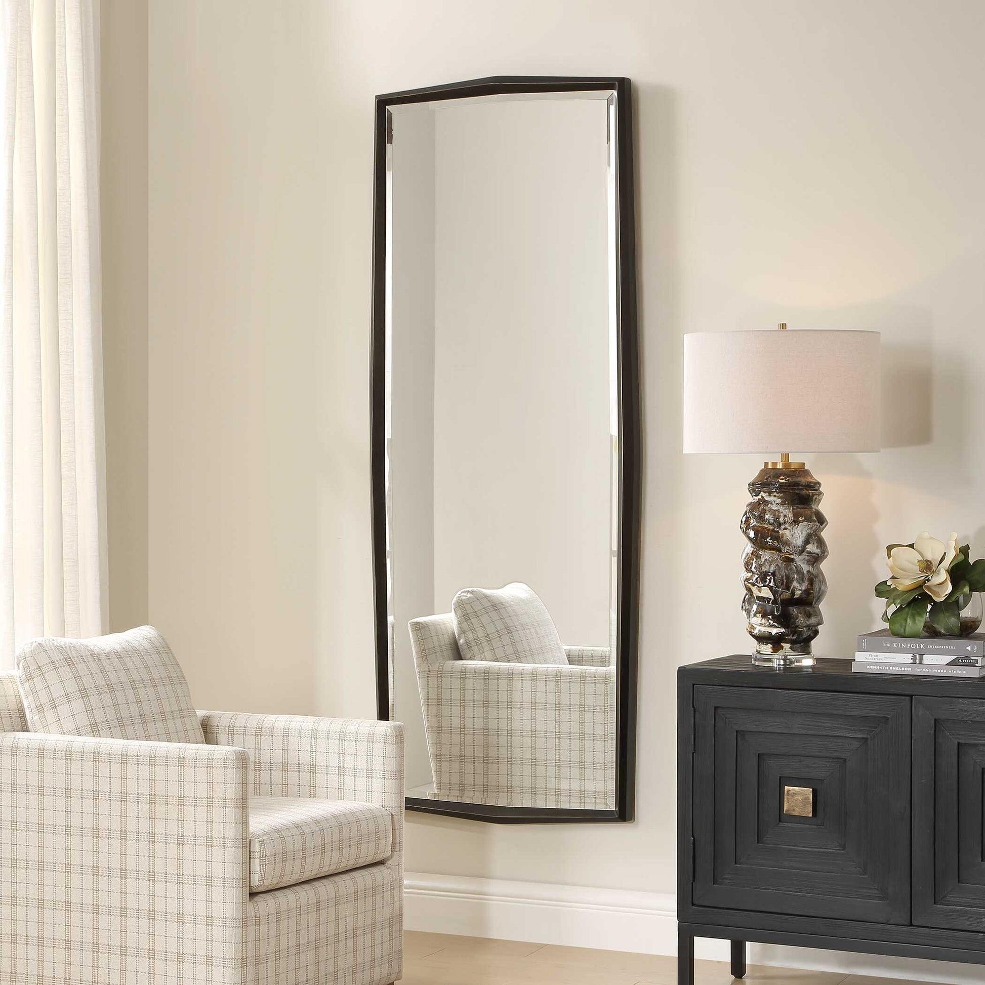Uttermost On Point Tall Bronze Mirror