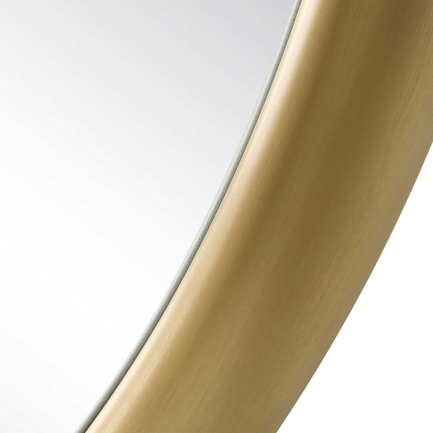 Uttermost Atkinson Modern Brass Round Mirror