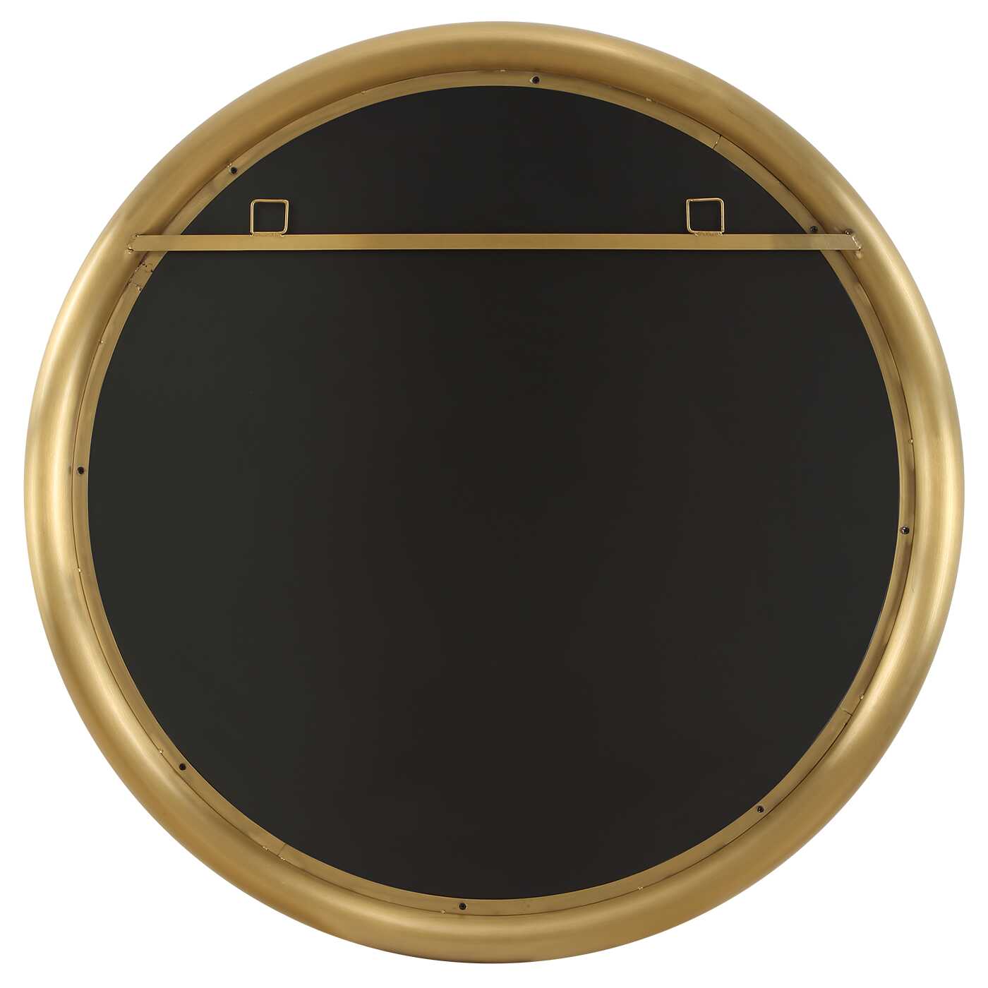 Uttermost Atkinson Modern Brass Round Mirror