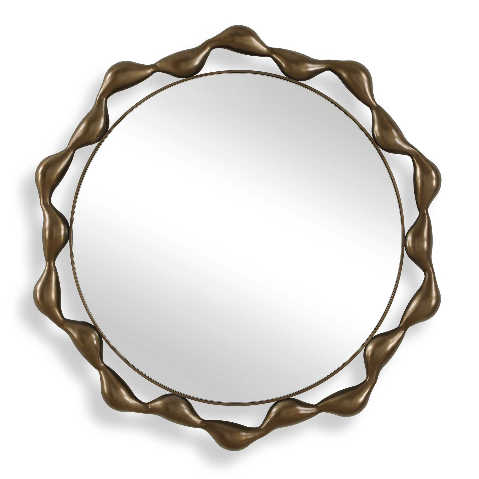 Uttermost Remolino Round Bronze Mirror