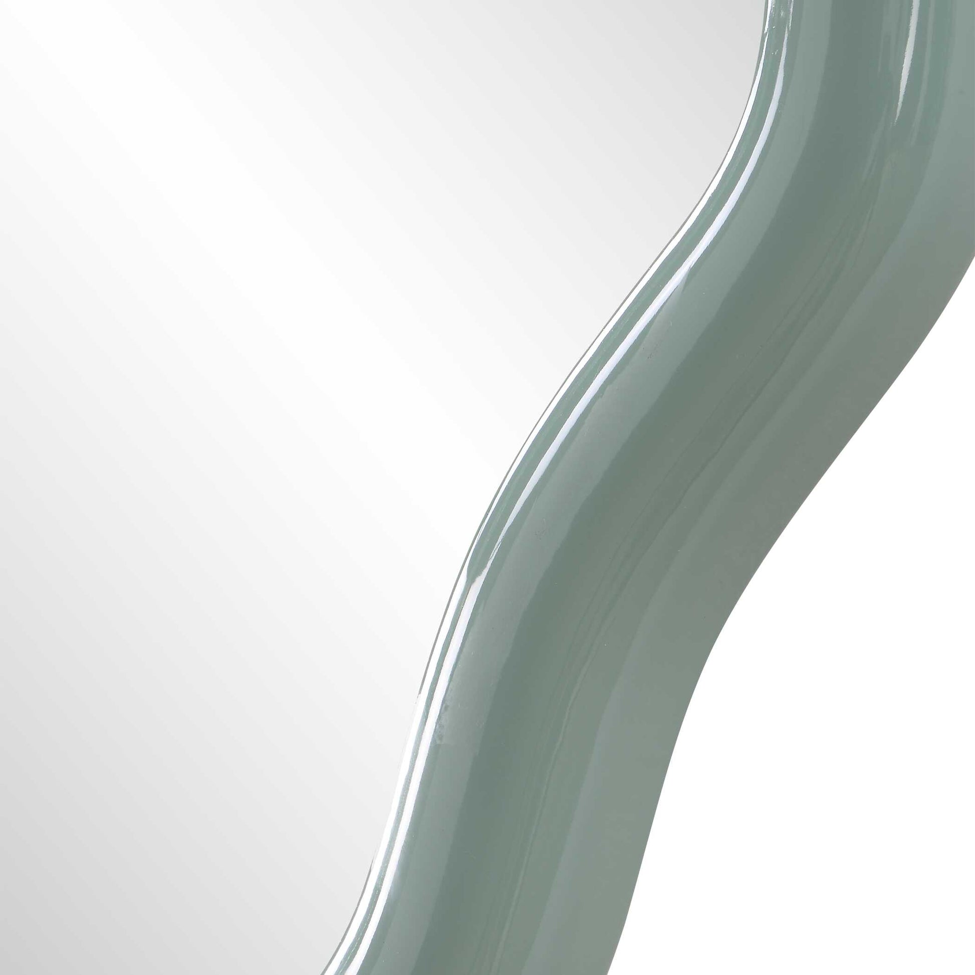 Uttermost Isly Robin's Egg Blue Oval Mirror