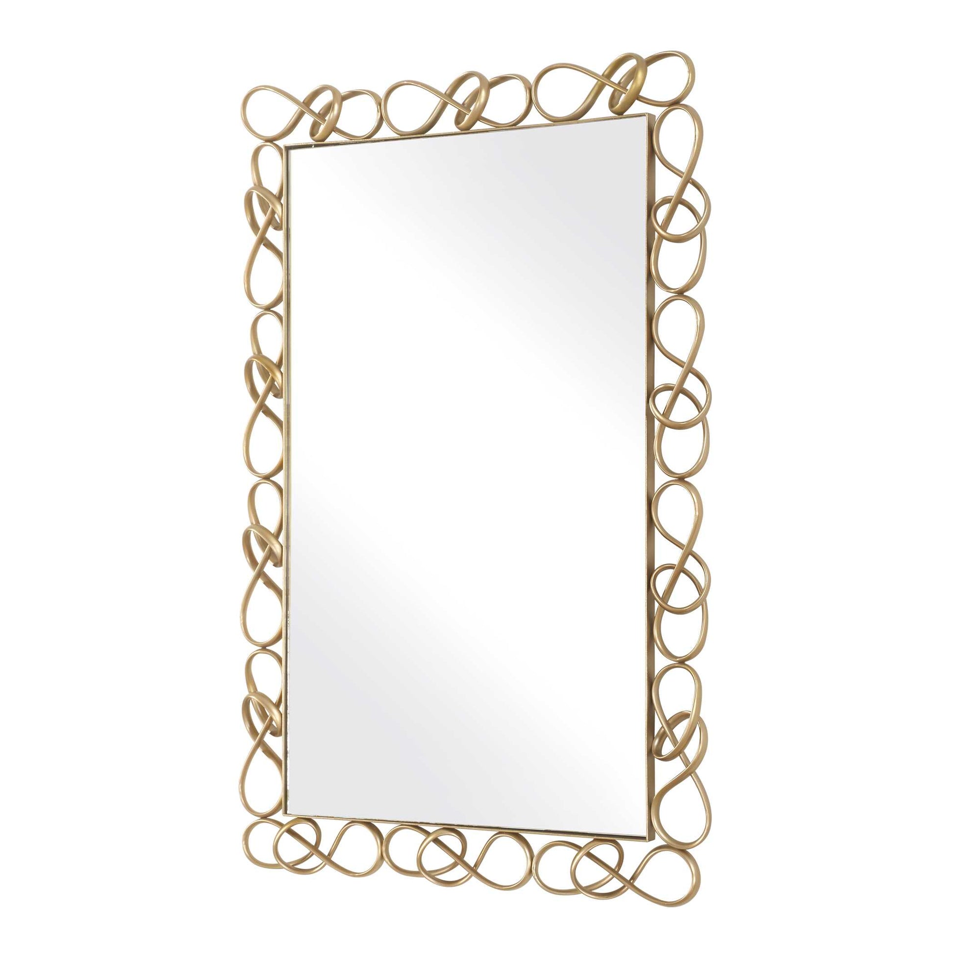 Uttermost Twist It Antique Brass Mirror