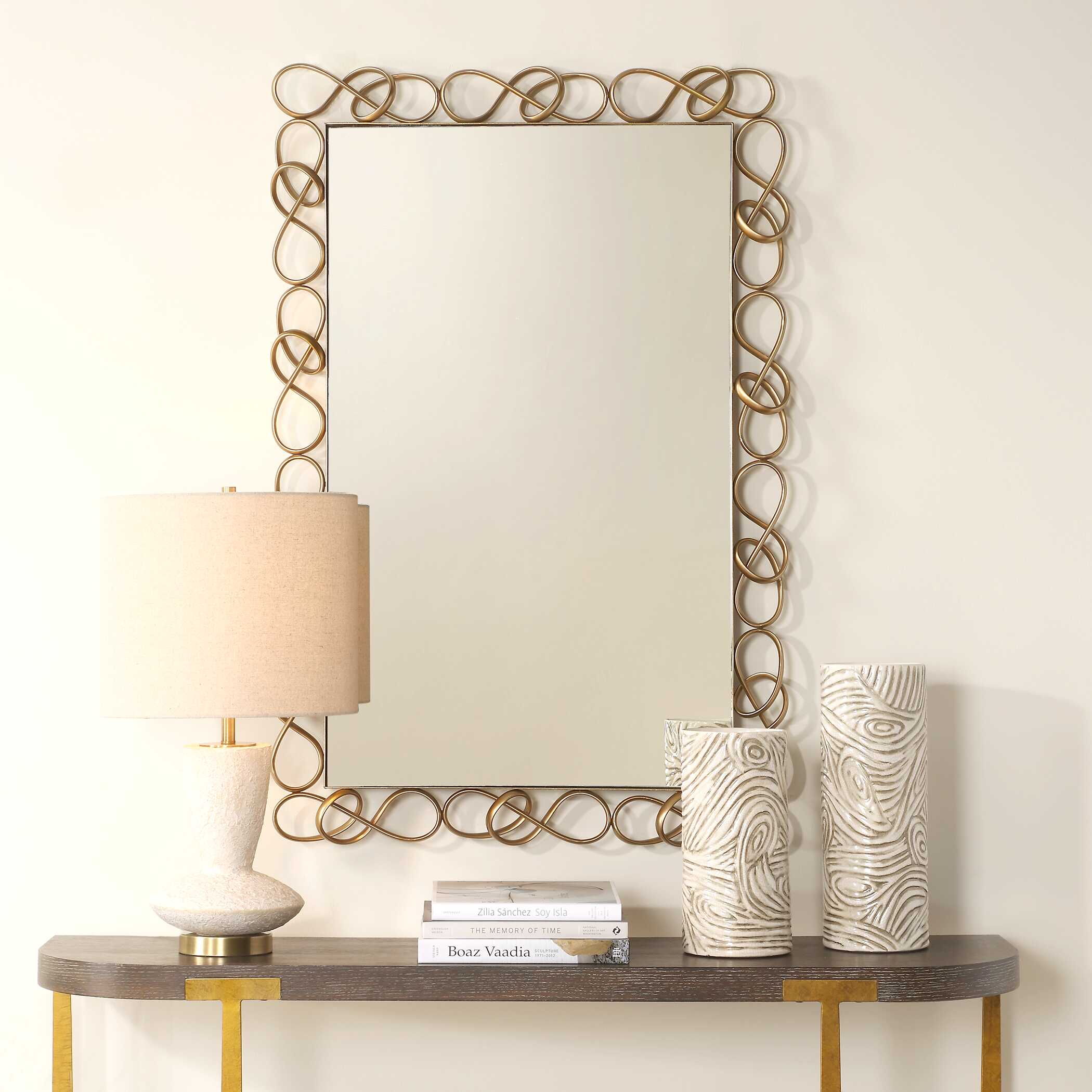 Uttermost Twist It Antique Brass Mirror