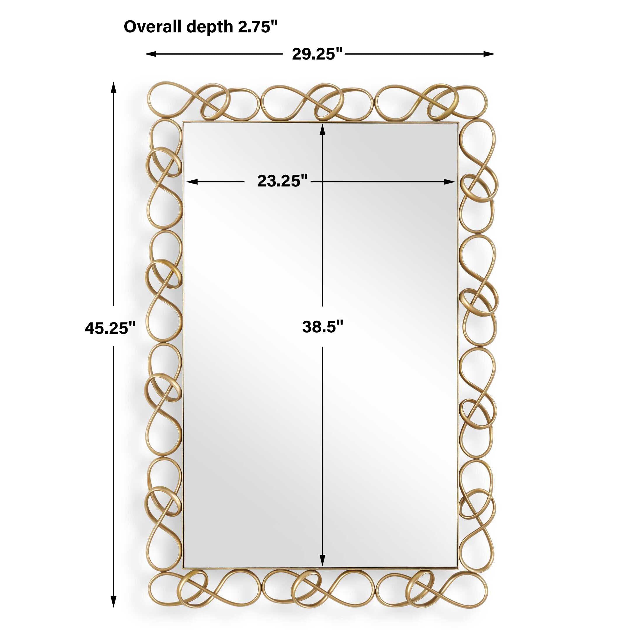 Uttermost Twist It Antique Brass Mirror