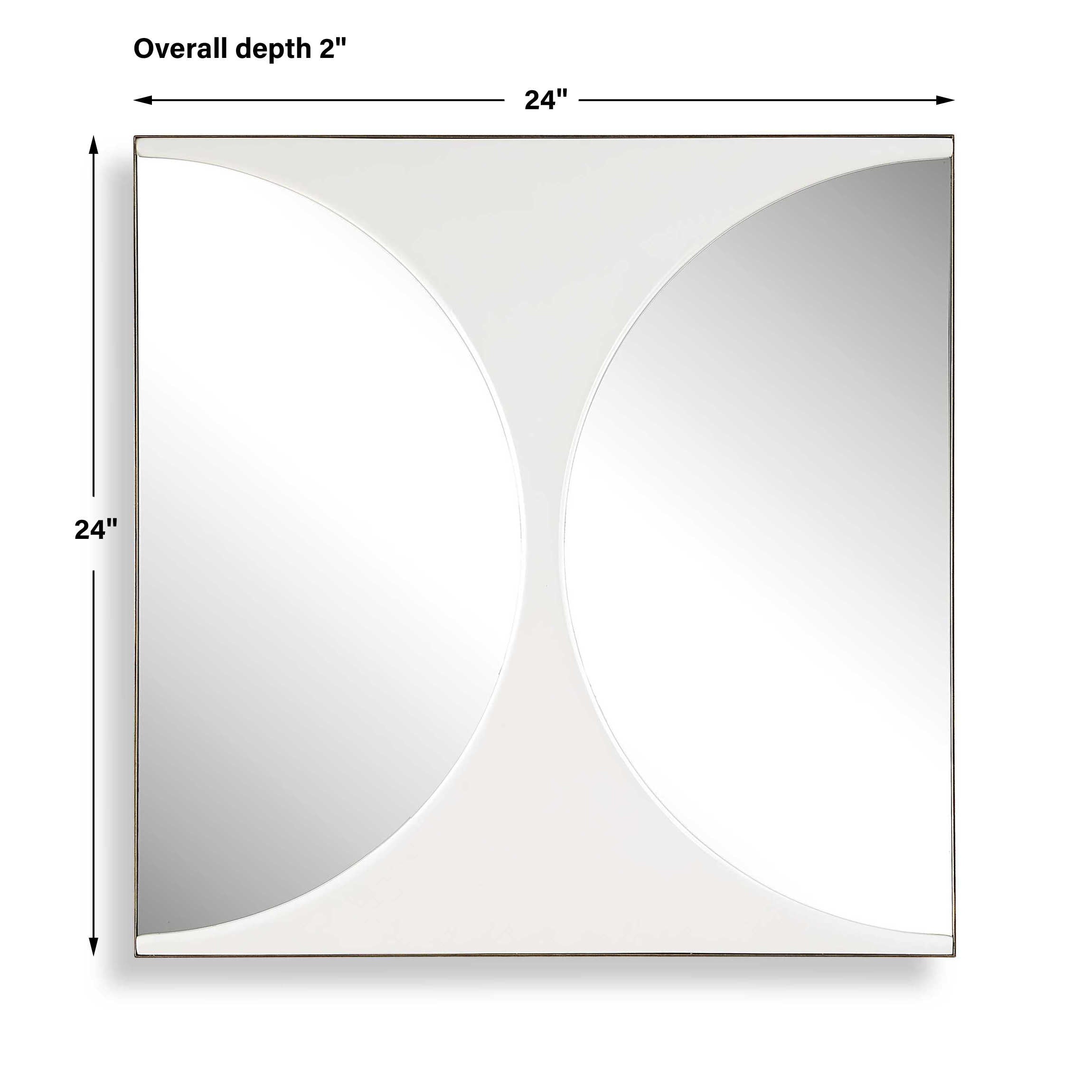 Uttermost New Moon Mirrored Wall Decor