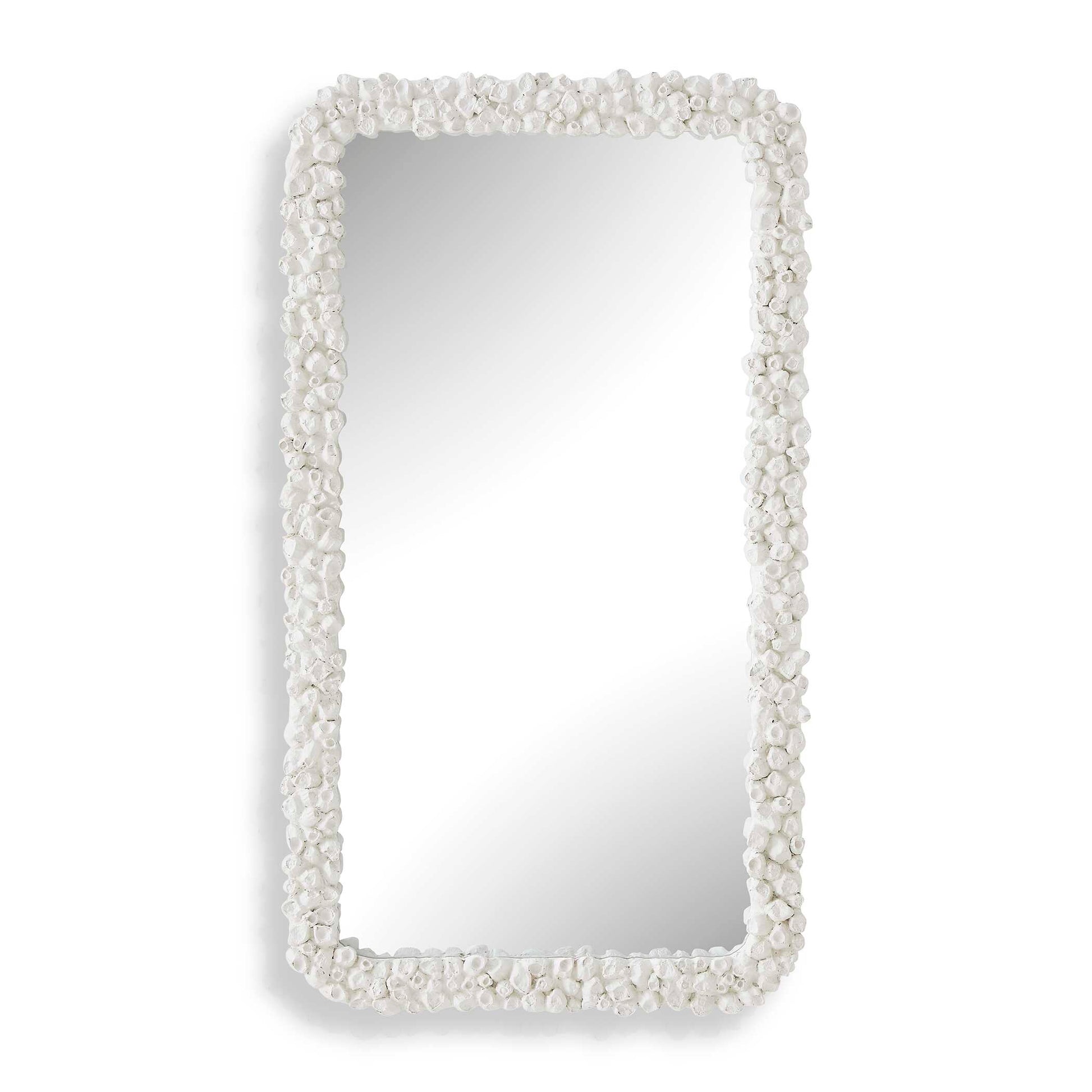 Uttermost Barnacle Rectangular White Mirror