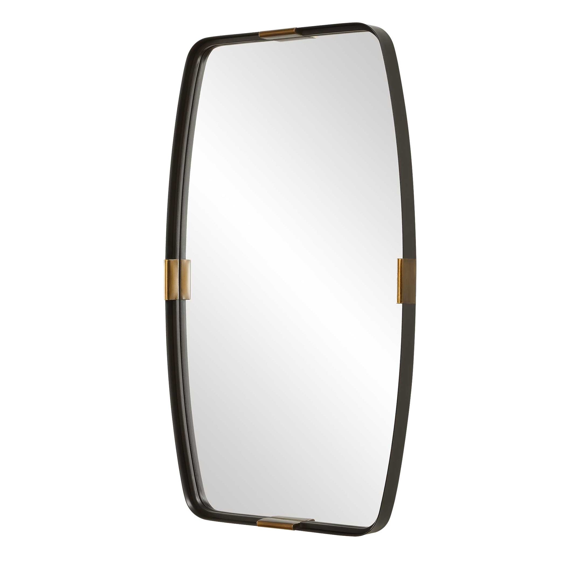 Northrop Round Bronze Iron Wall Mirror