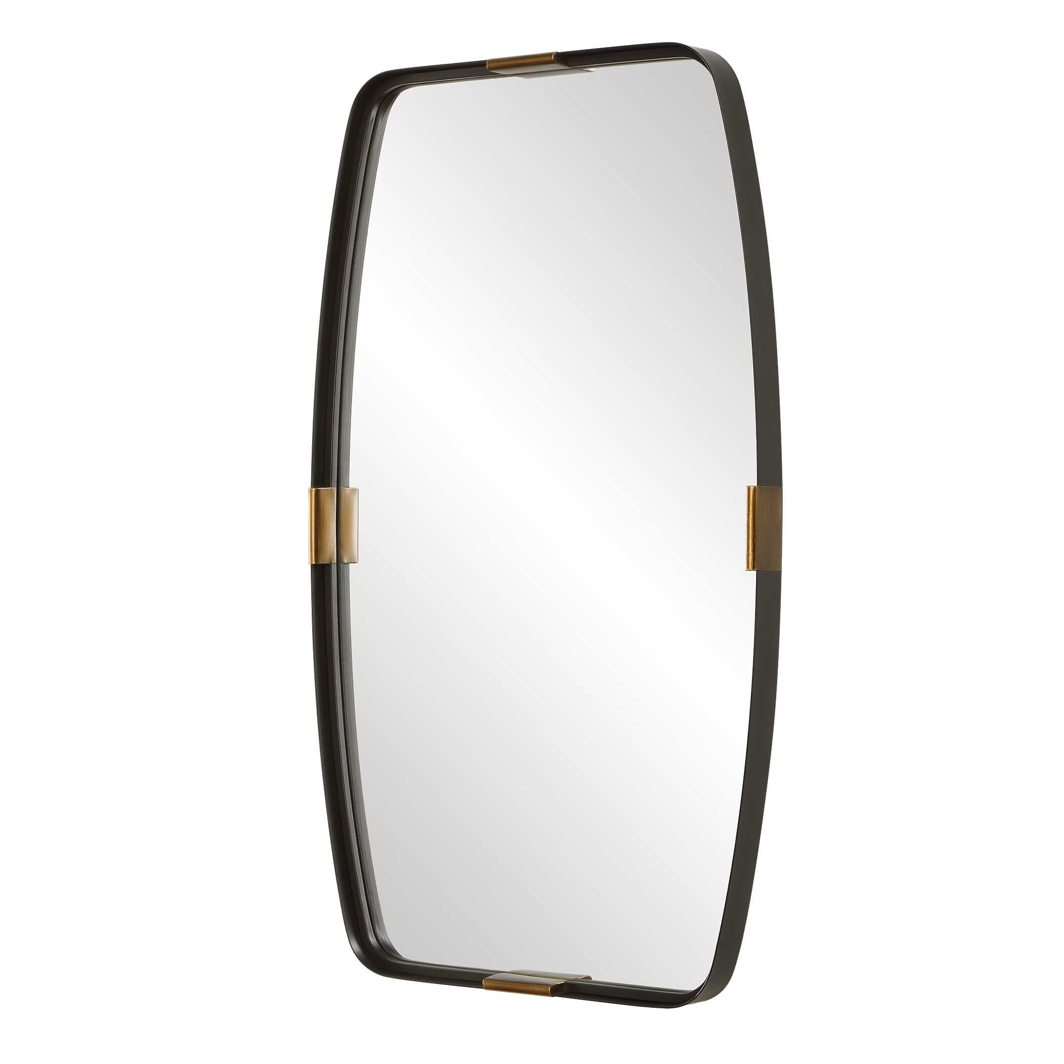Northrop Round Bronze Iron Wall Mirror