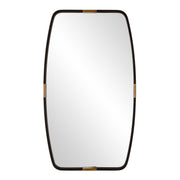 Northrop Round Bronze Iron Wall Mirror