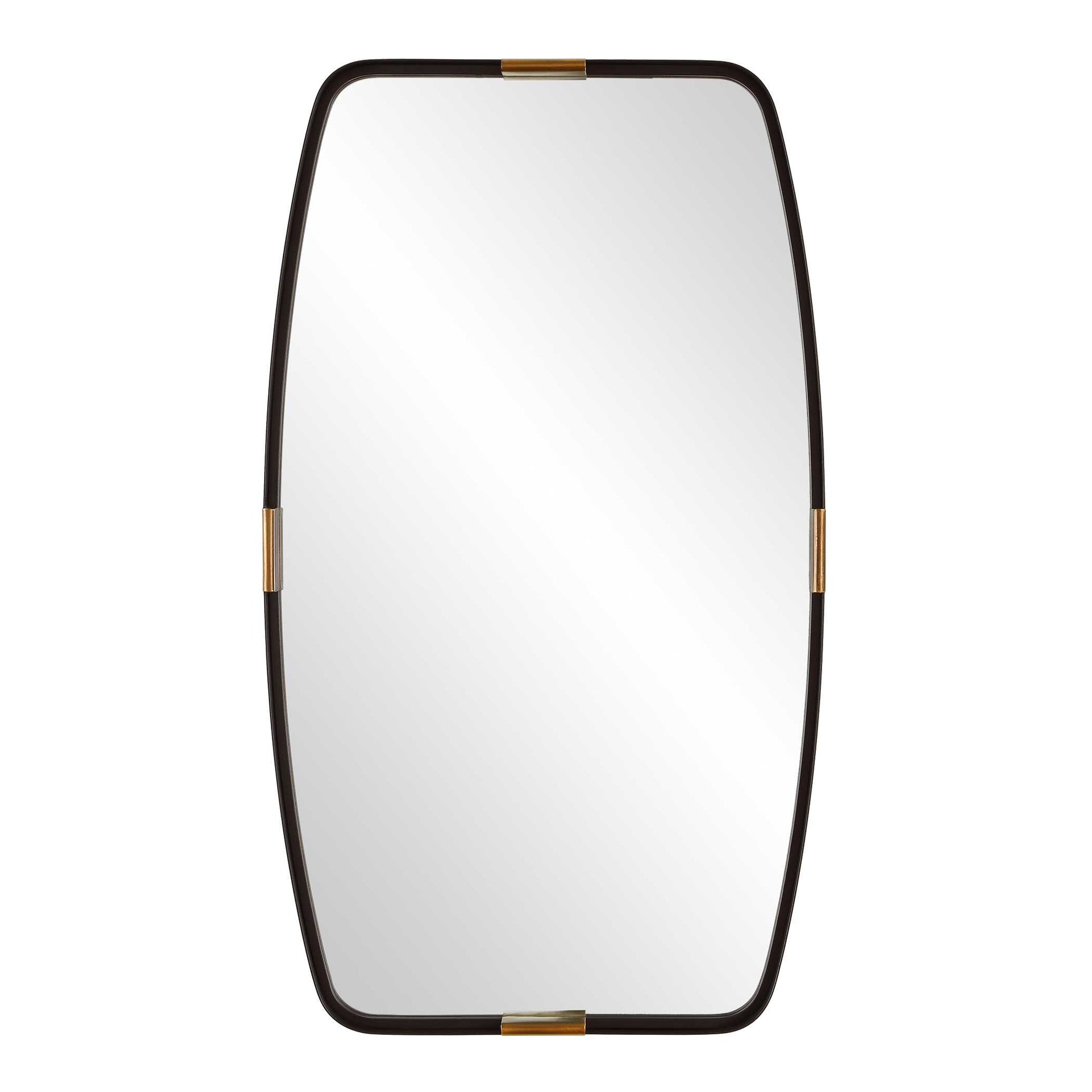 Northrop Round Bronze Iron Wall Mirror
