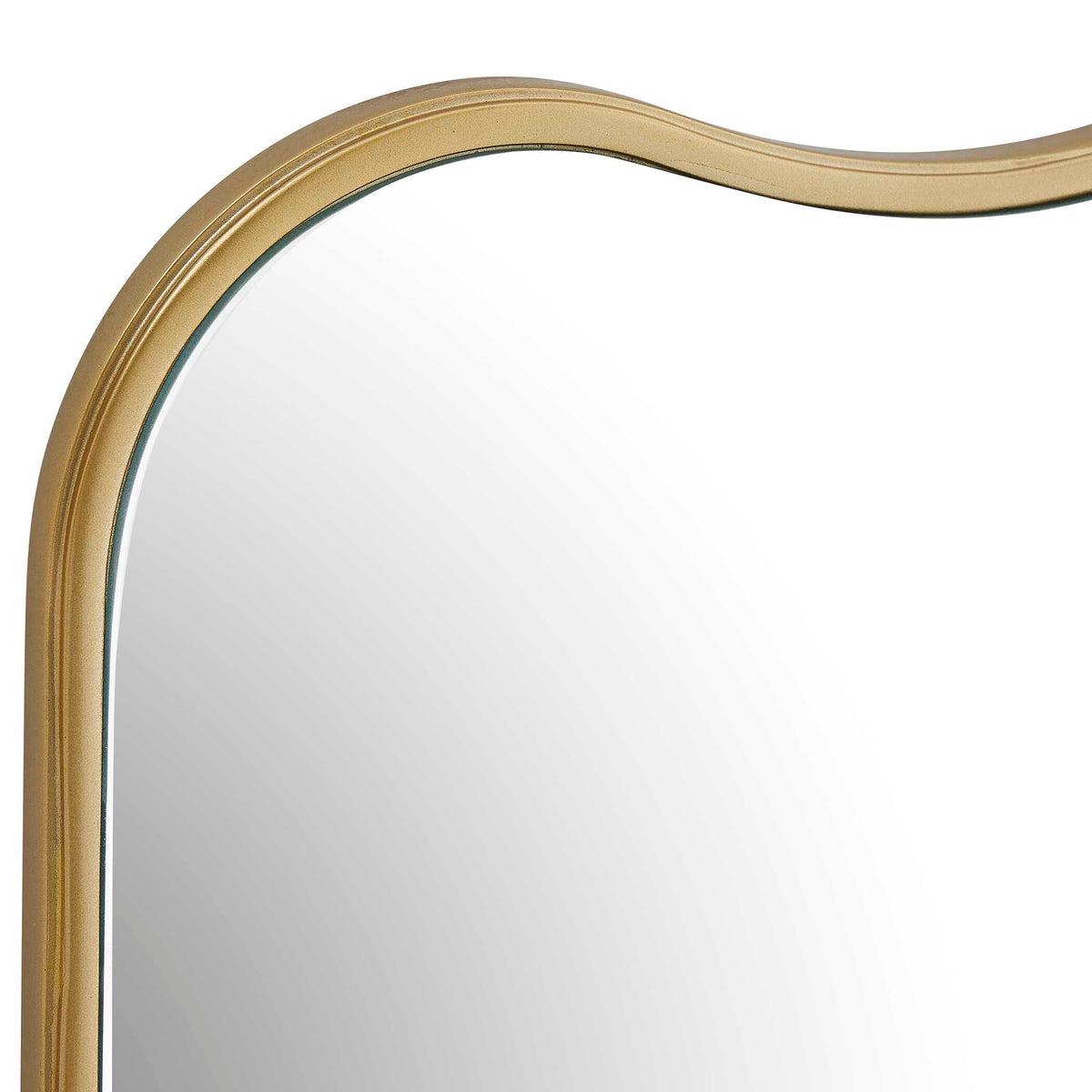 Kestrelle Gold Wood Wall Mirror