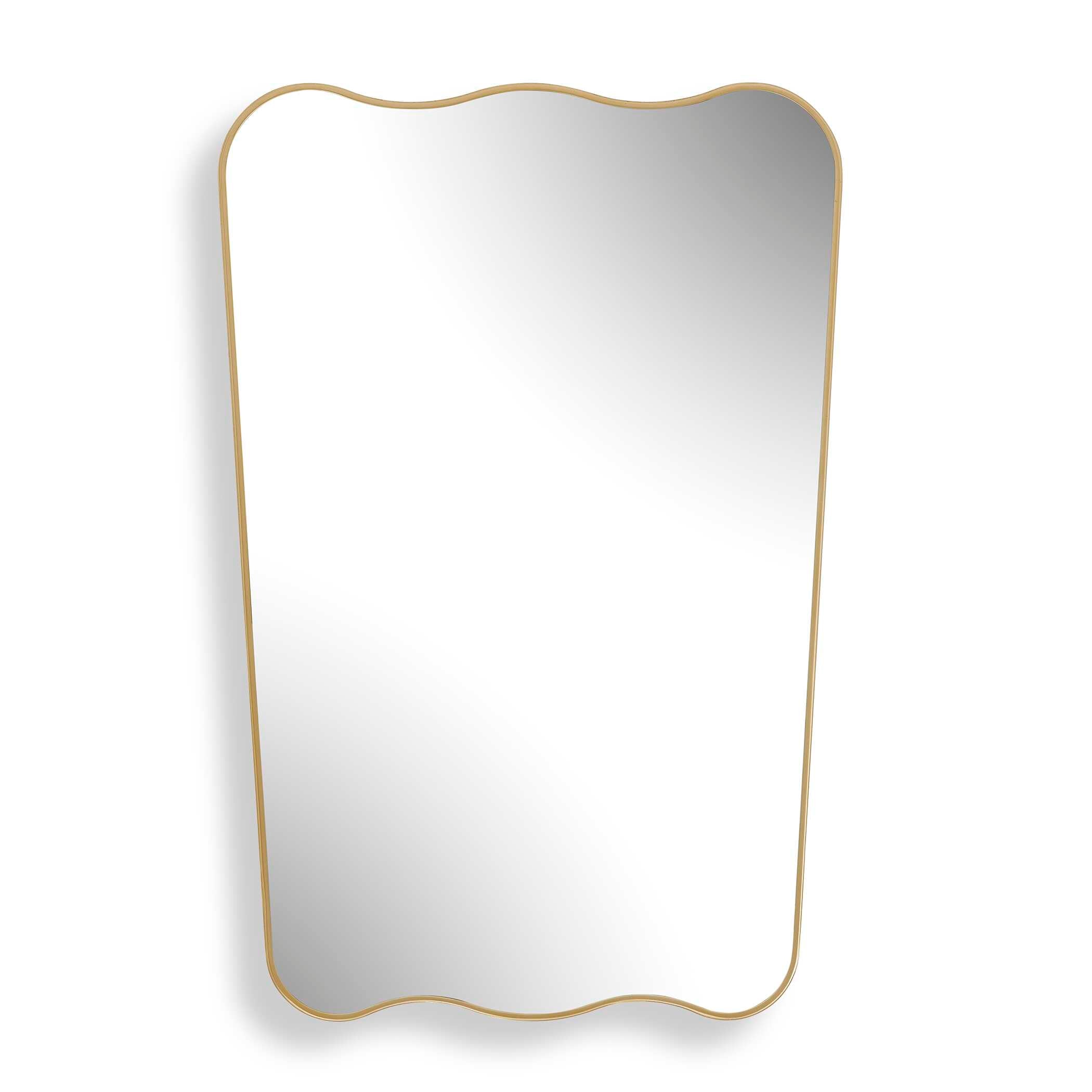Kestrelle Gold Wood Wall Mirror