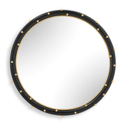 Uttermost Helia Brass Round Mirror