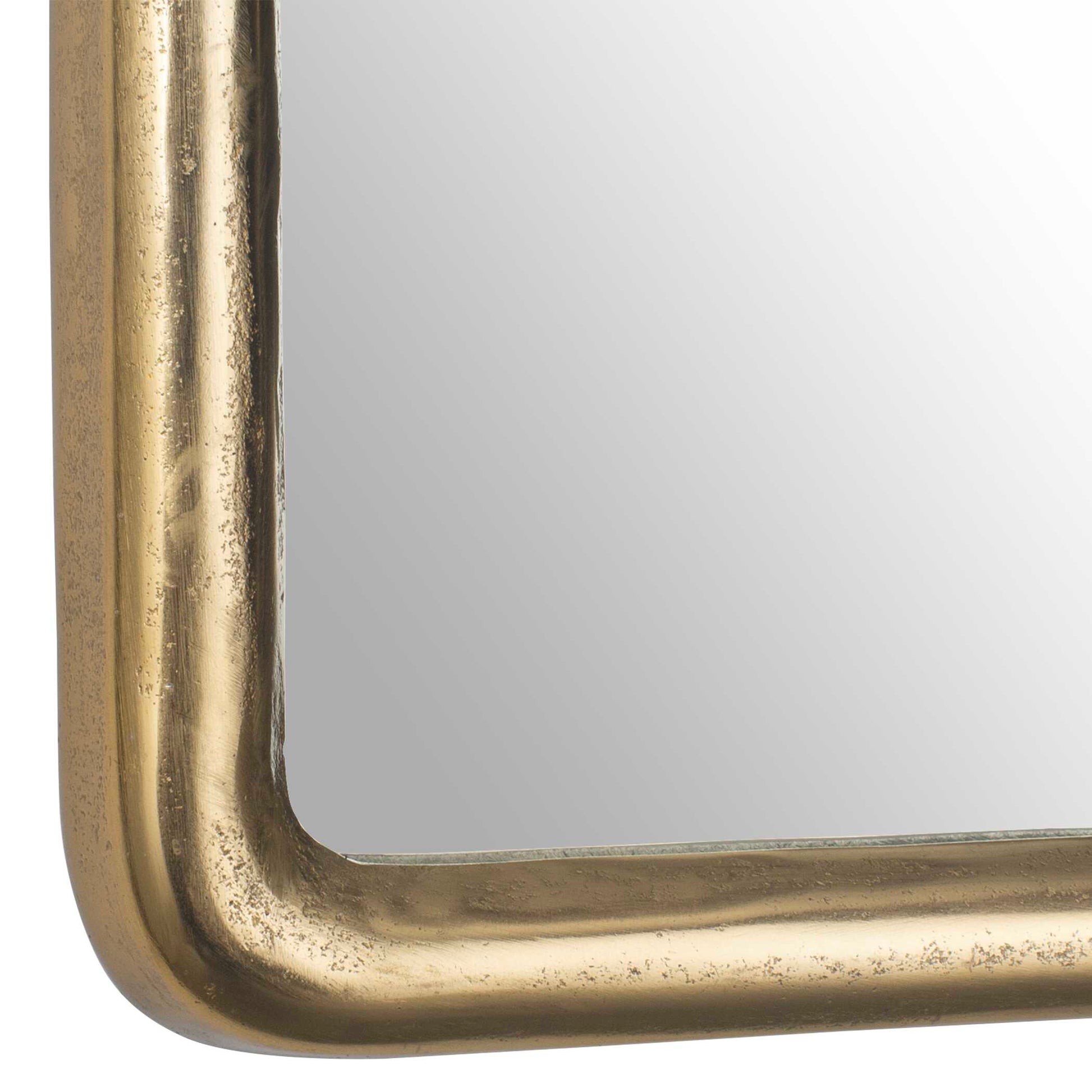 Uttermost Burton Indoor-Outdoor Brass Mirror