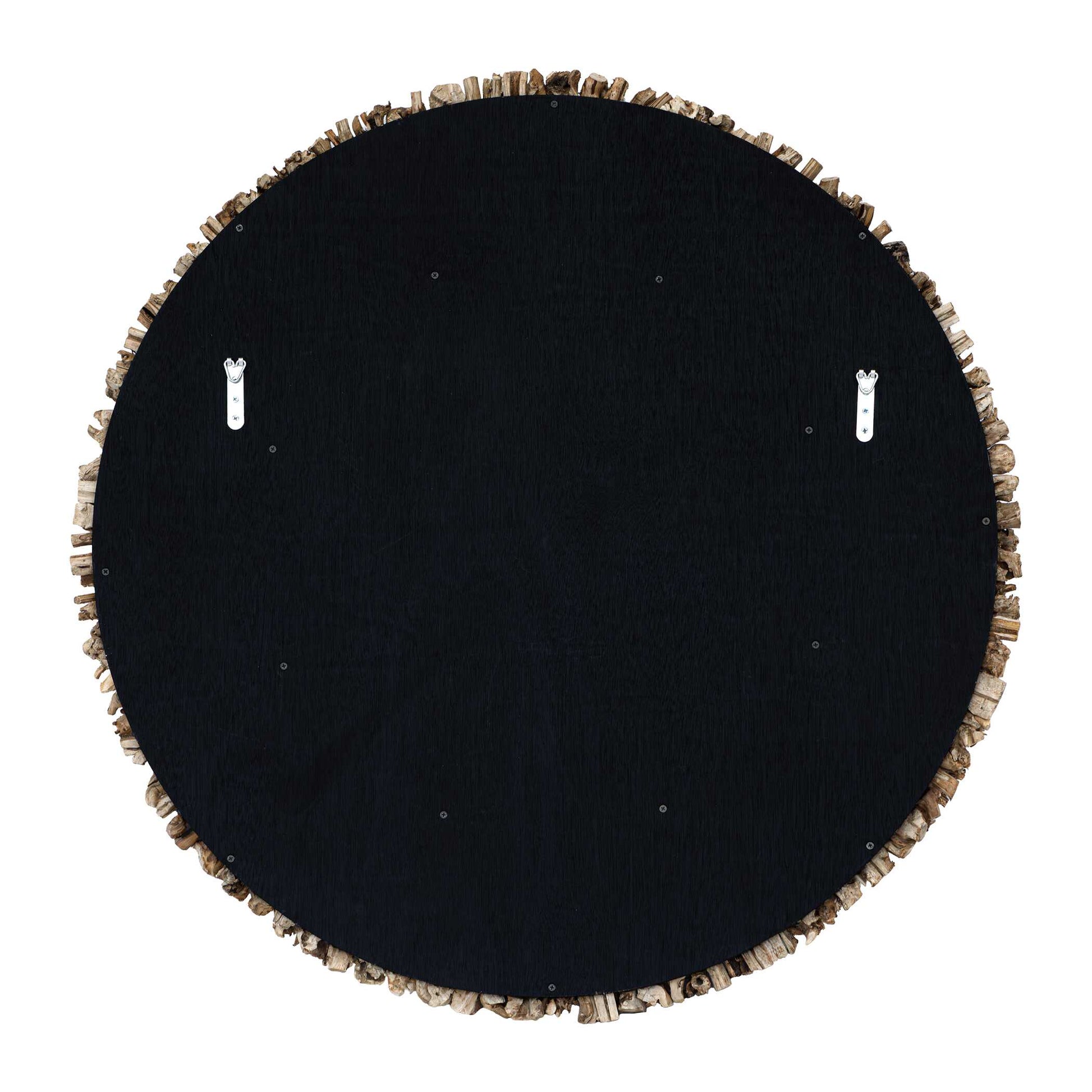 Uttermost Rossetti Round Interwoven Wood Mirror