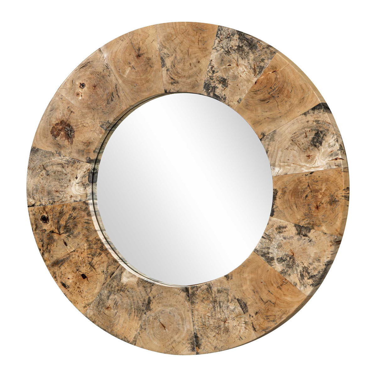 Uttermost Hiram Round Wood Mirror