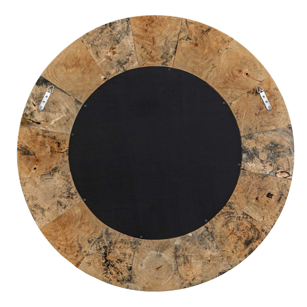 Uttermost Hiram Round Wood Mirror