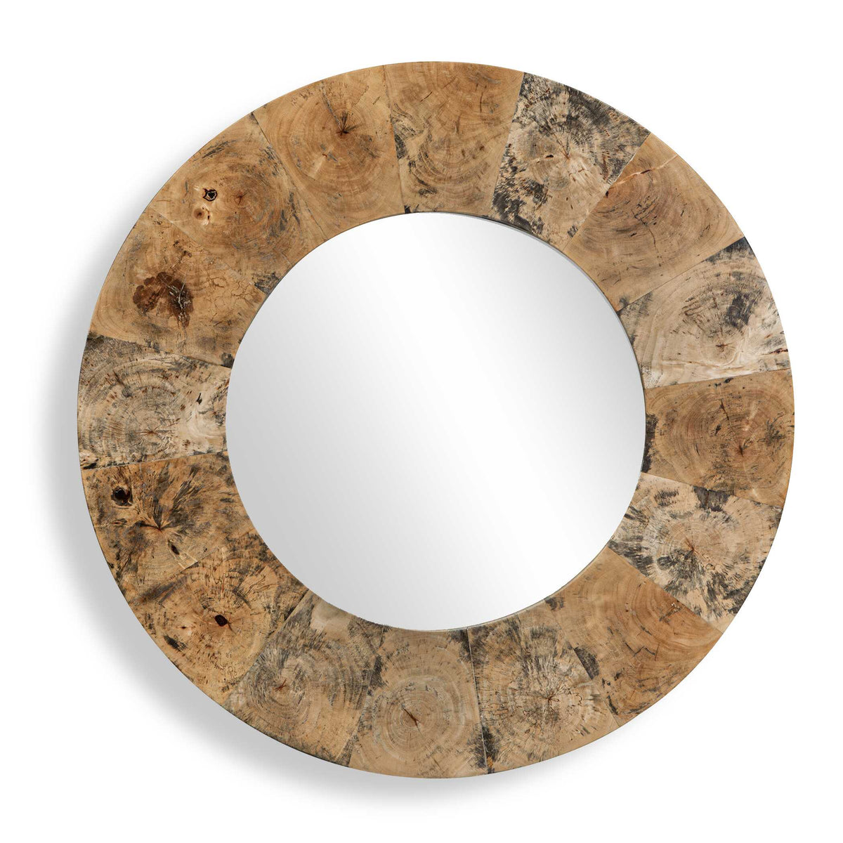 Uttermost Hiram Round Wood Mirror