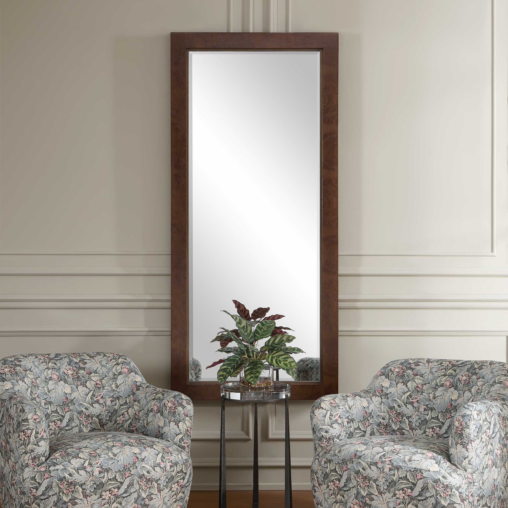 Uttermost Durant Tall Wood Mirror