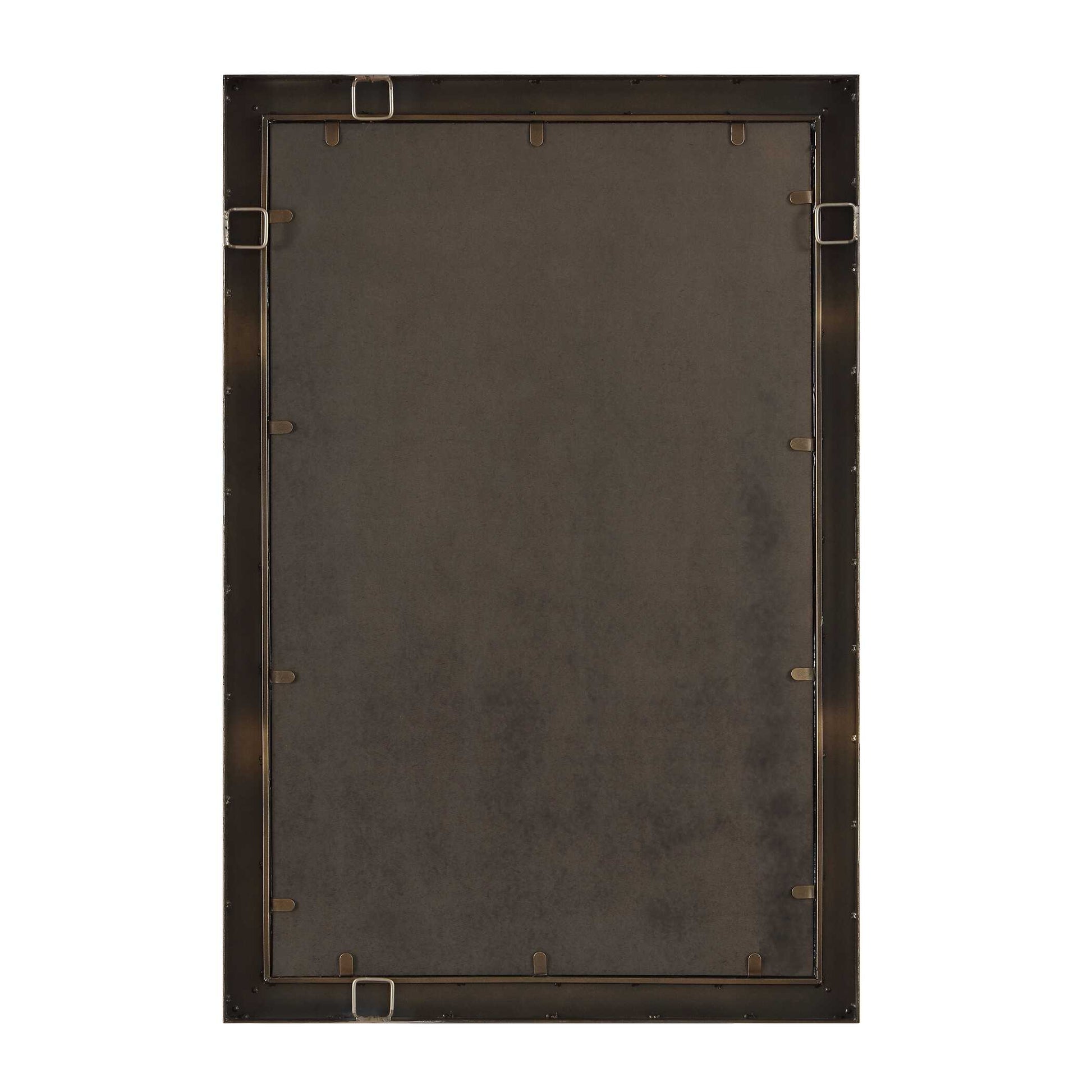 Uttermost Pave Rectangular Travertine Mirror