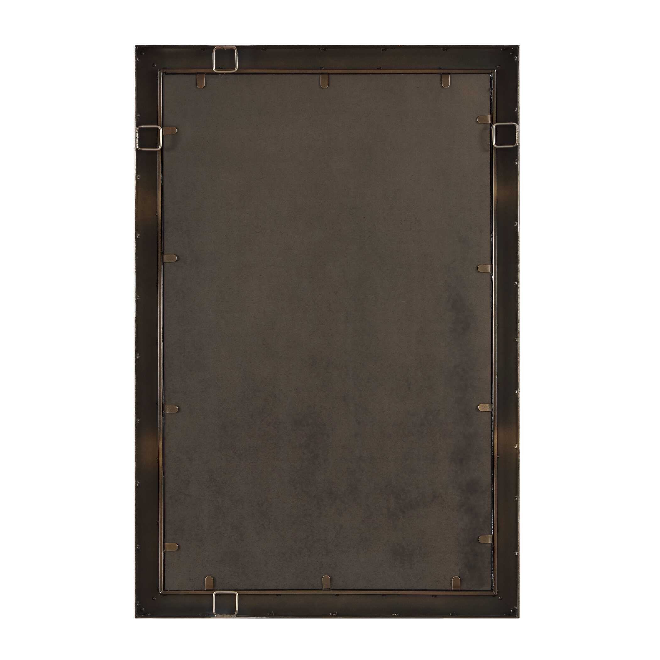 Uttermost Pave Rectangular Travertine Mirror