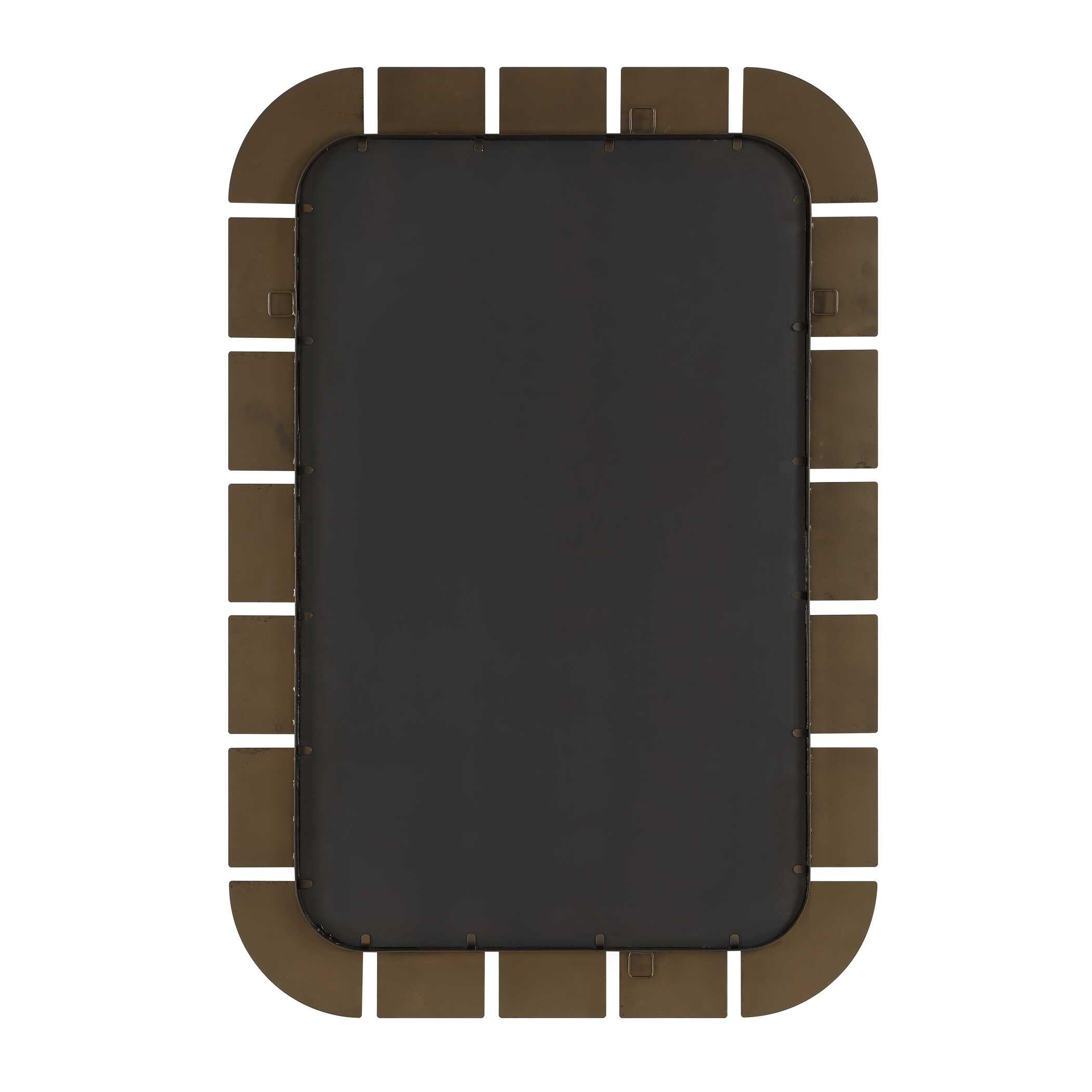 Uttermost Segment Dark Bronze Mirror