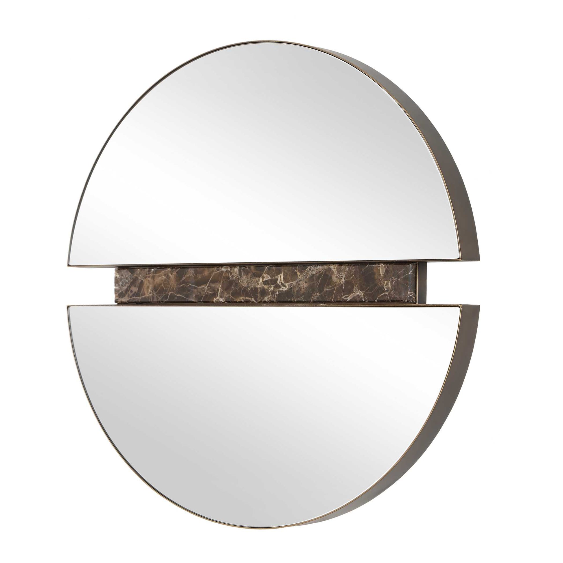 Uttermost Hanover Divided Round Mirror