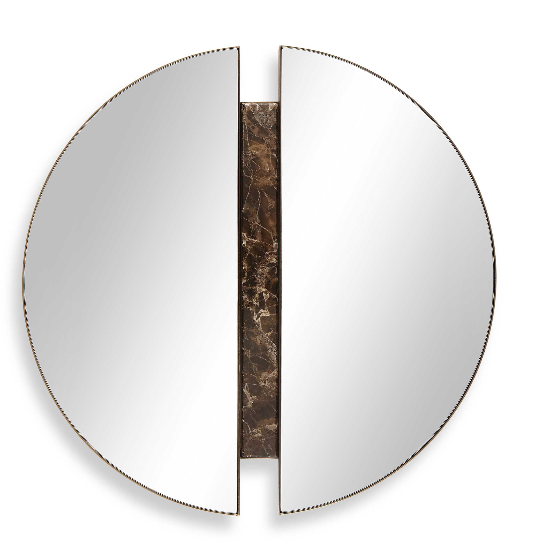 Uttermost Hanover Divided Round Mirror
