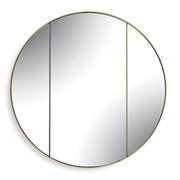 Uttermost Amram Antique Brass Round Mirror