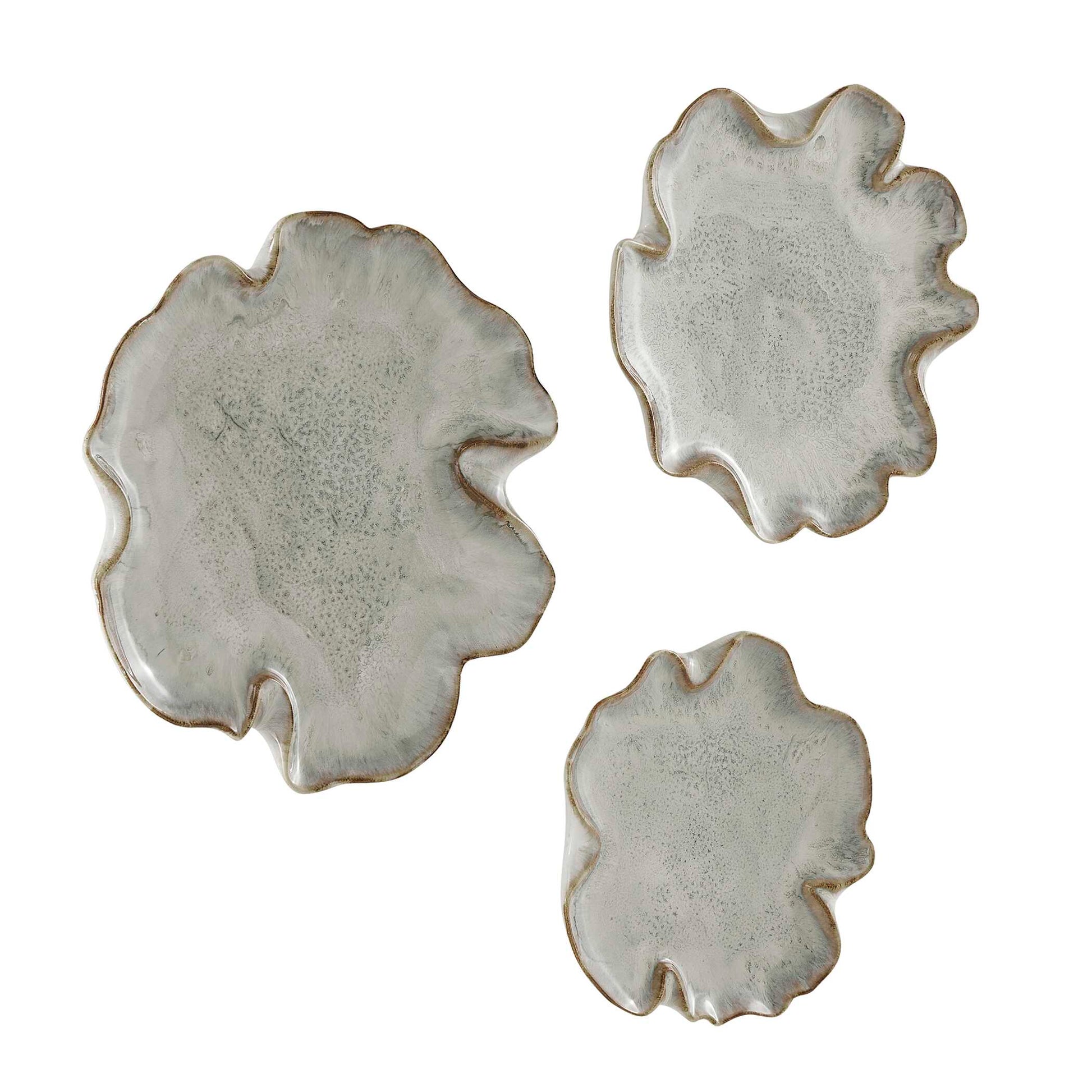 Uttermost Selene Gray Wall Decor, S/3