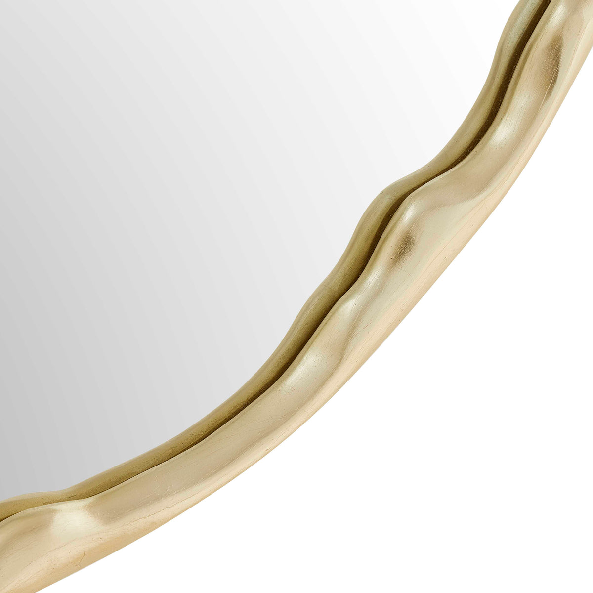 Uttermost Crinkle Round Mirror