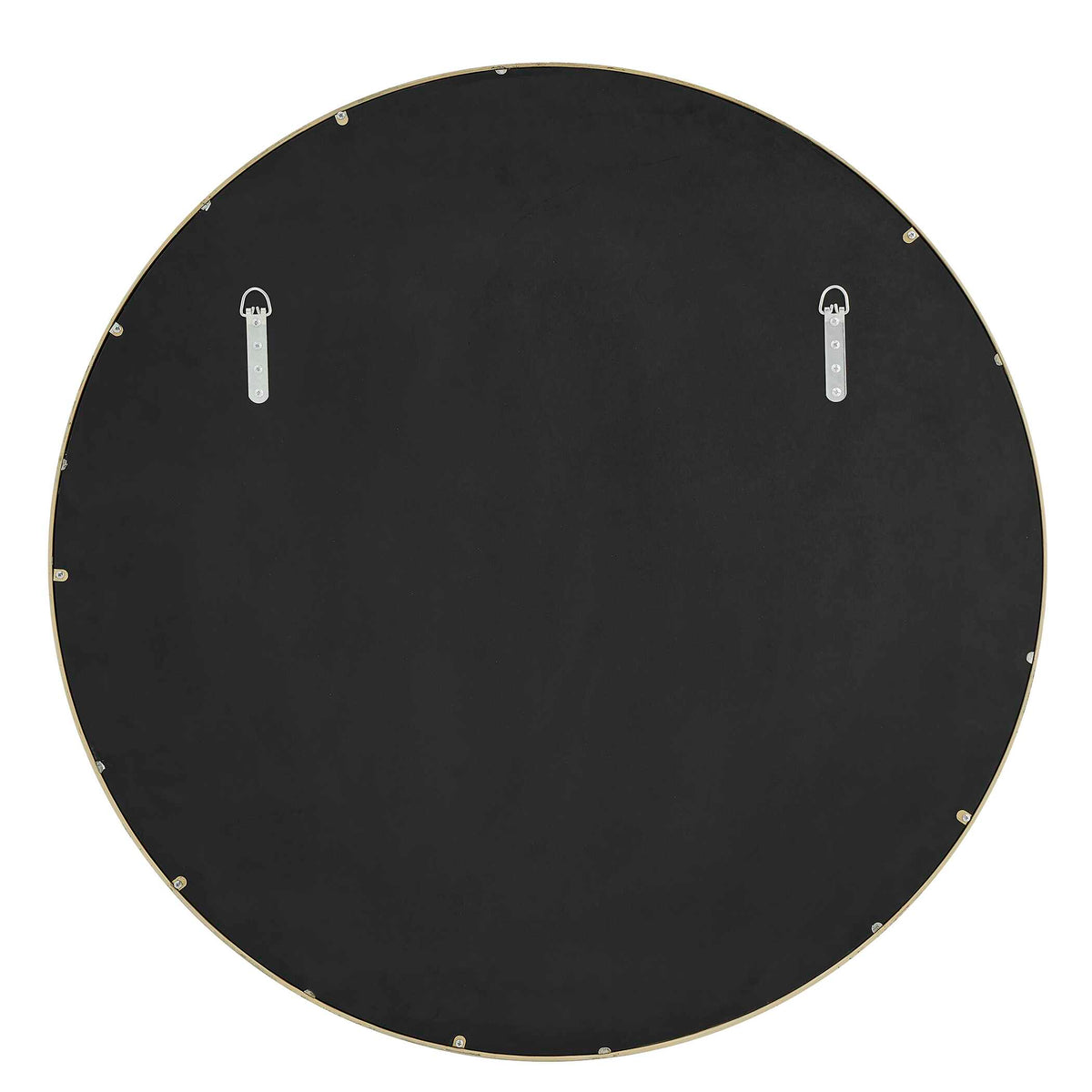 Uttermost Crinkle Round Mirror