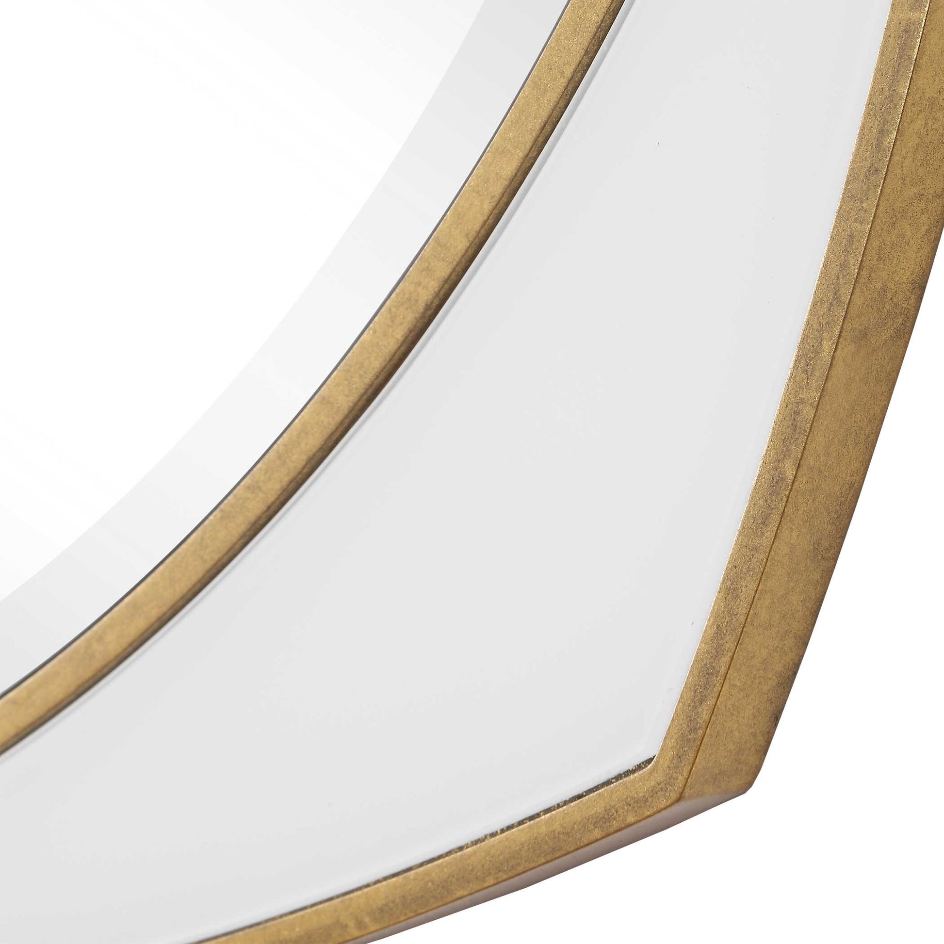 Uttermost Estella White Round Mirror
