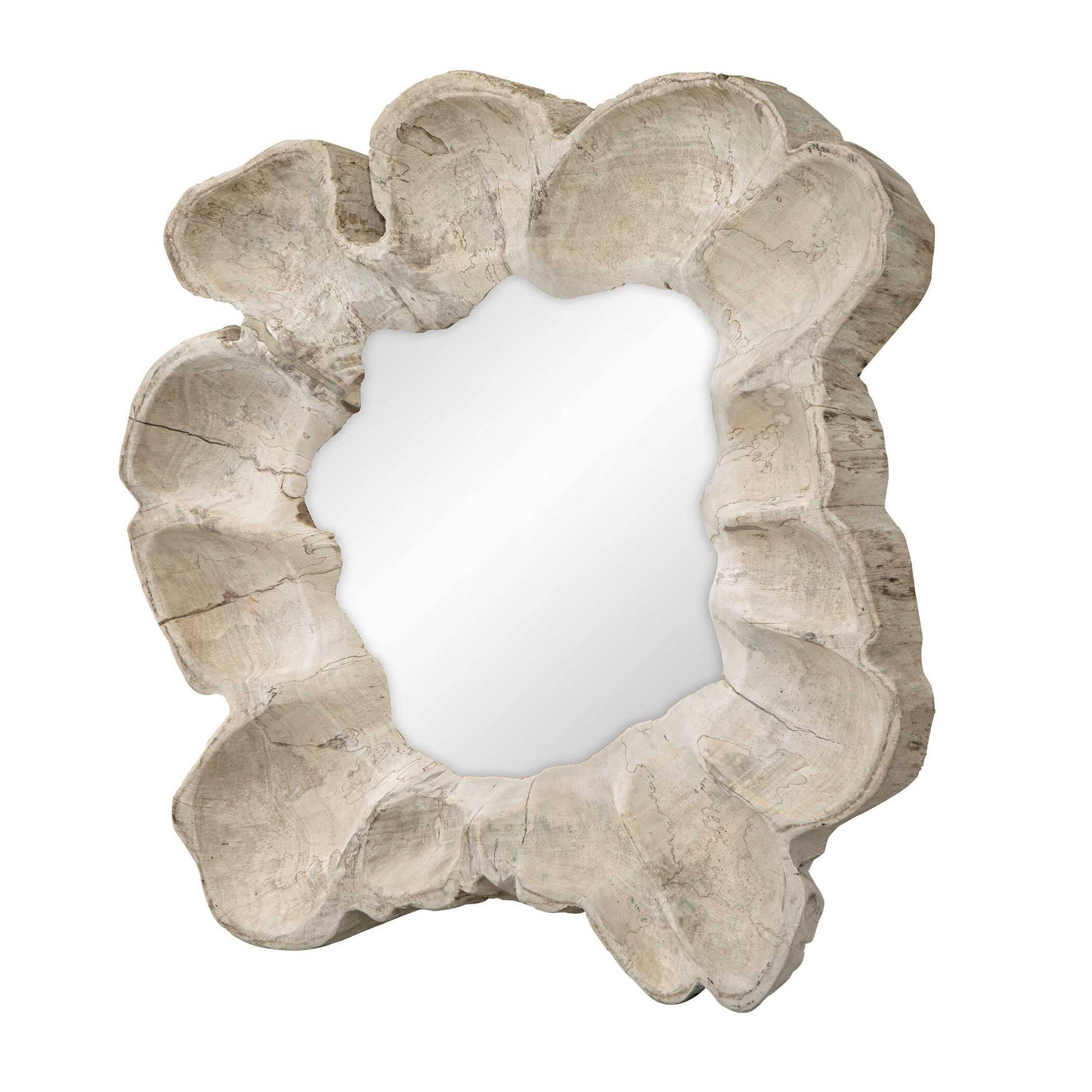 Uttermost Ariadne Round Wood Mirror