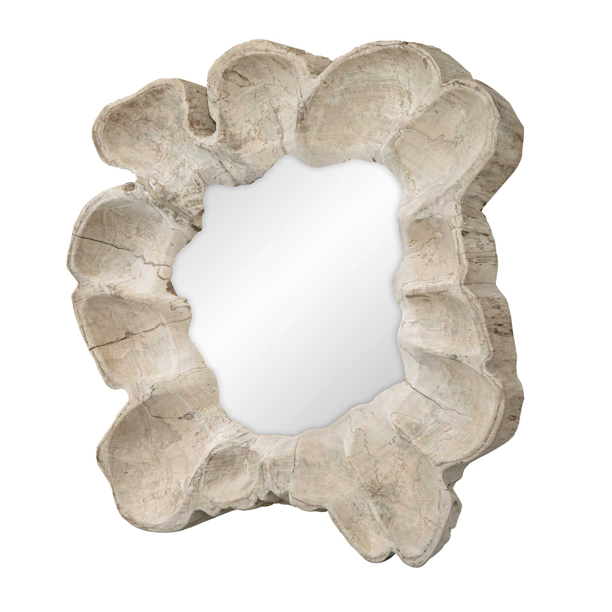 Uttermost Ariadne Round Wood Mirror