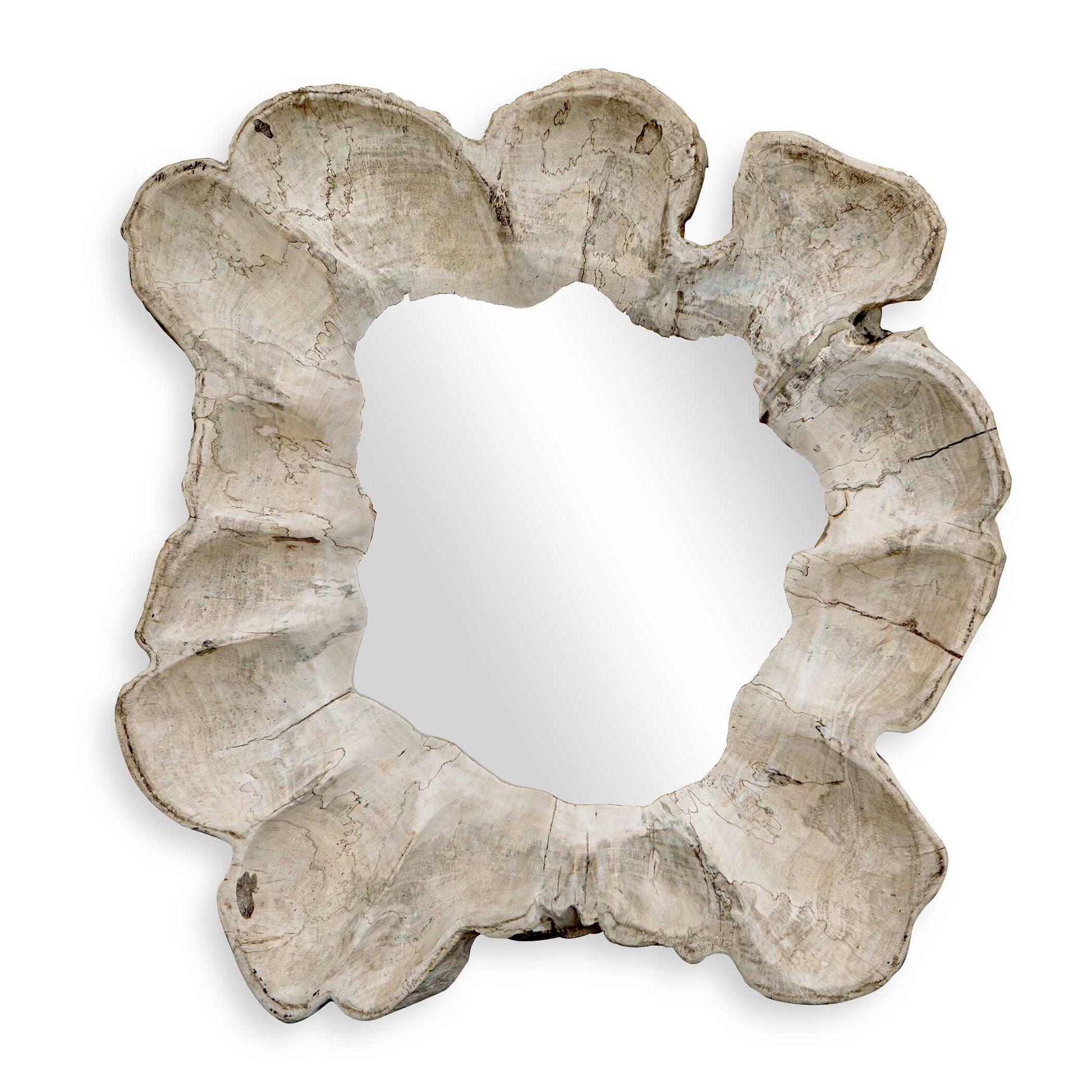 Uttermost Ariadne Round Wood Mirror