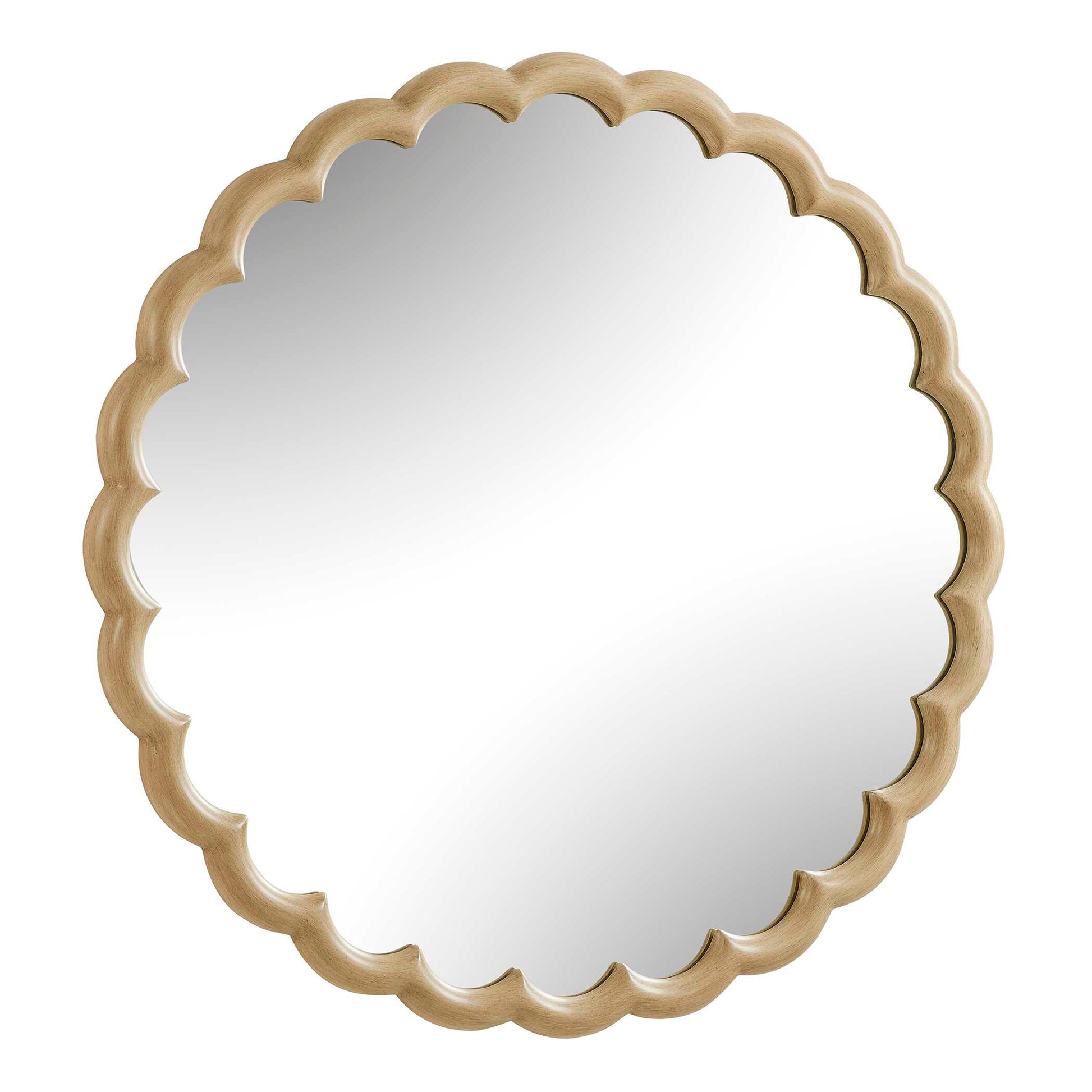 Uttermost Cerrito Burnished Ivory Round Mirror