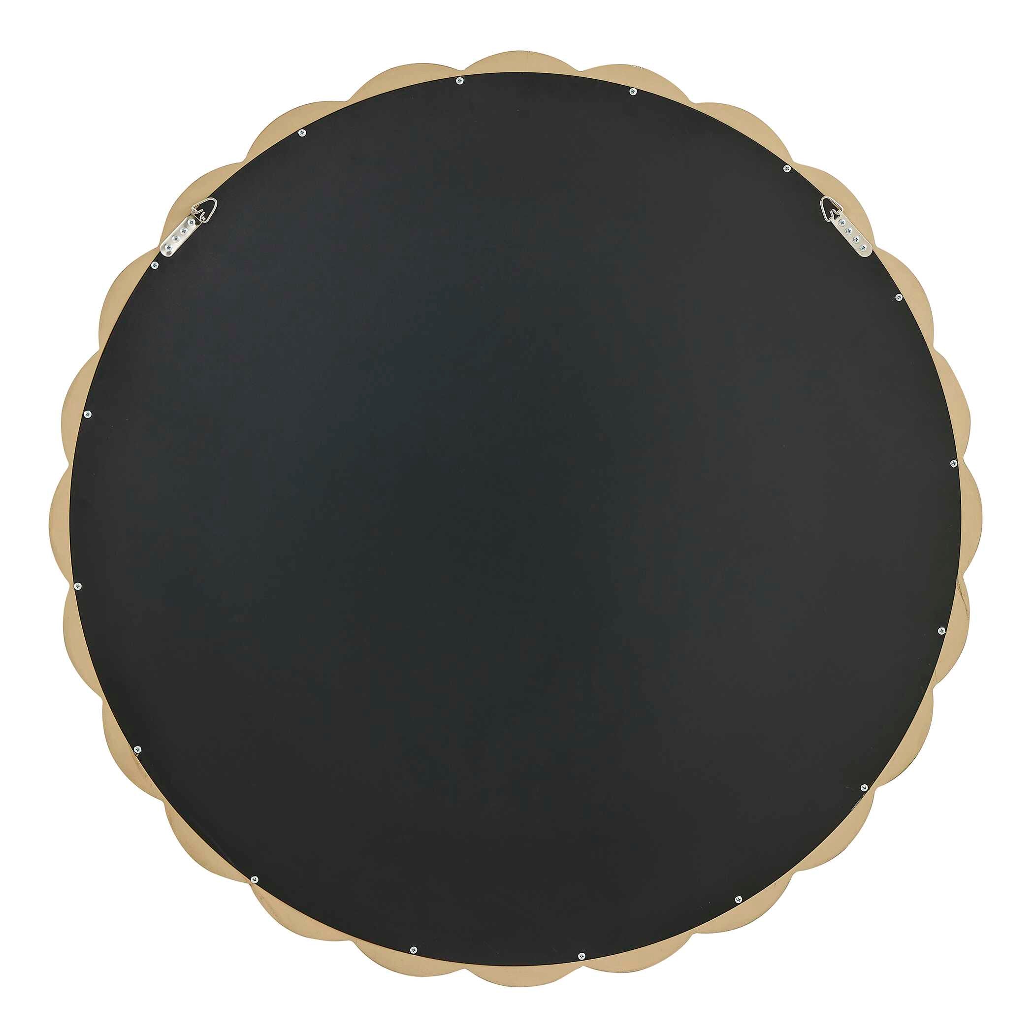 Uttermost Cerrito Burnished Ivory Round Mirror