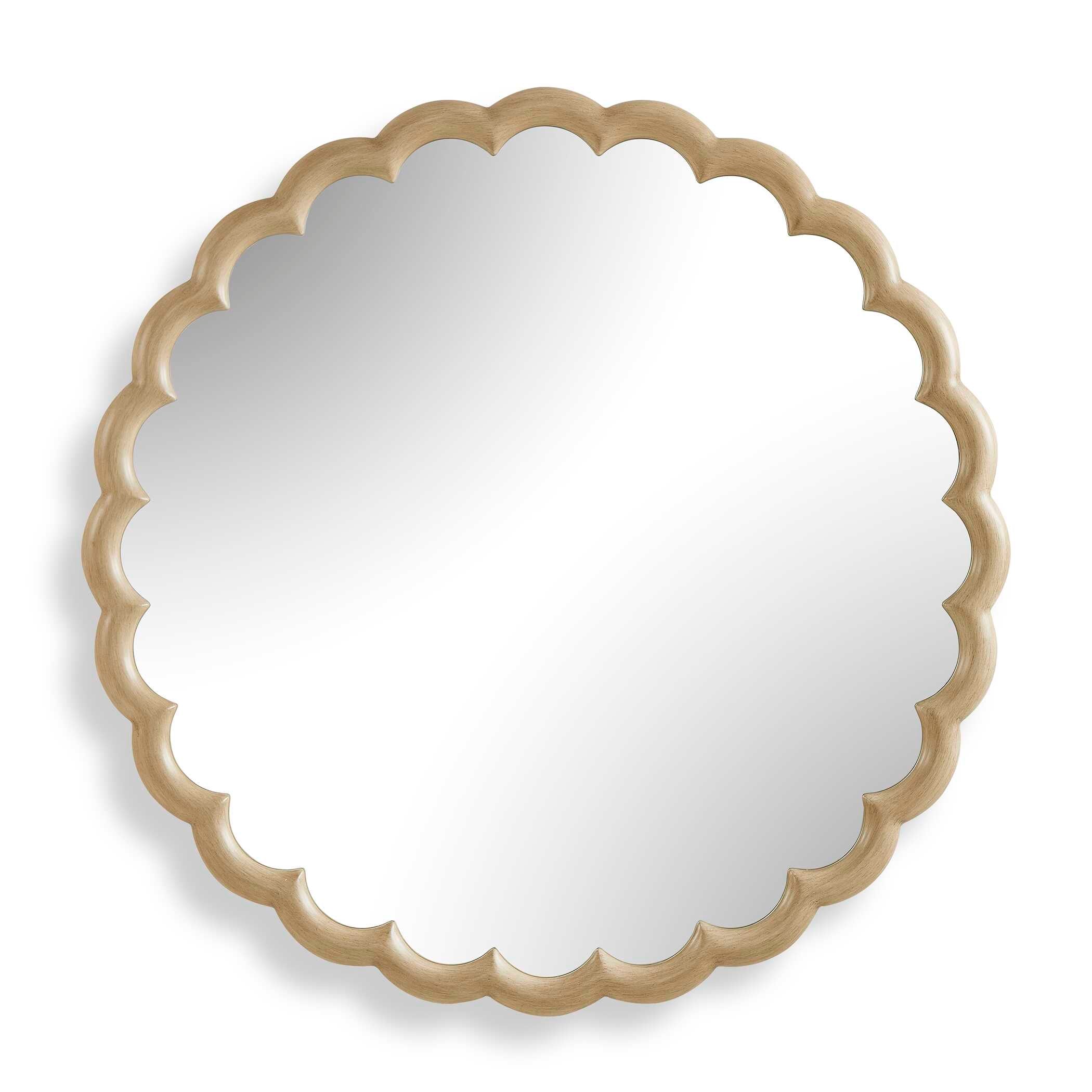Uttermost Cerrito Burnished Ivory Round Mirror