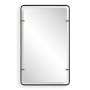 Pellerin Round Bronze Iron Wall Mirror