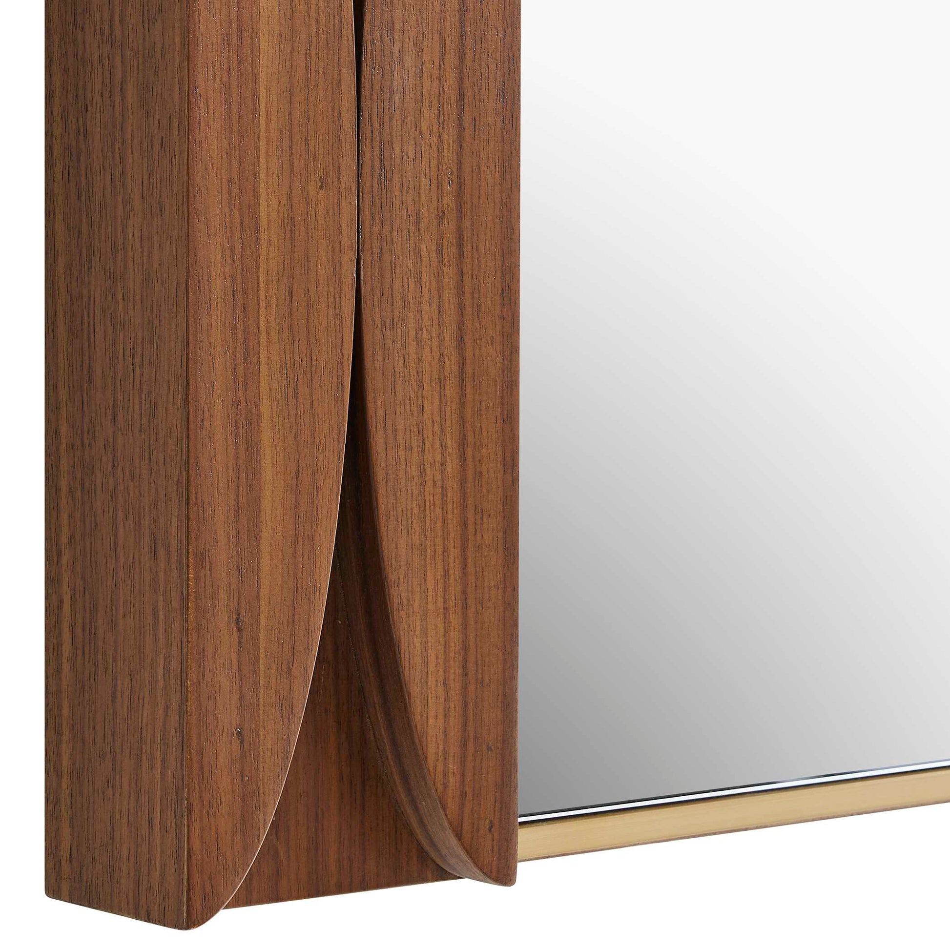 Uttermost Macario Mid-Century Wood Mirror