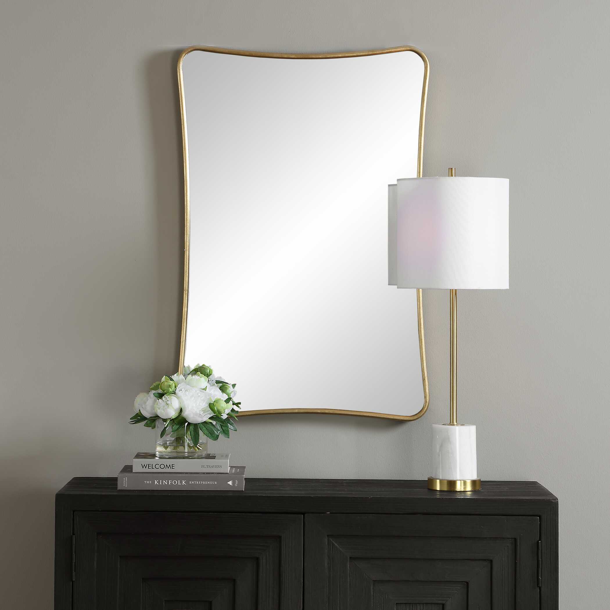 Sableford Gold Iron Wall Mirror