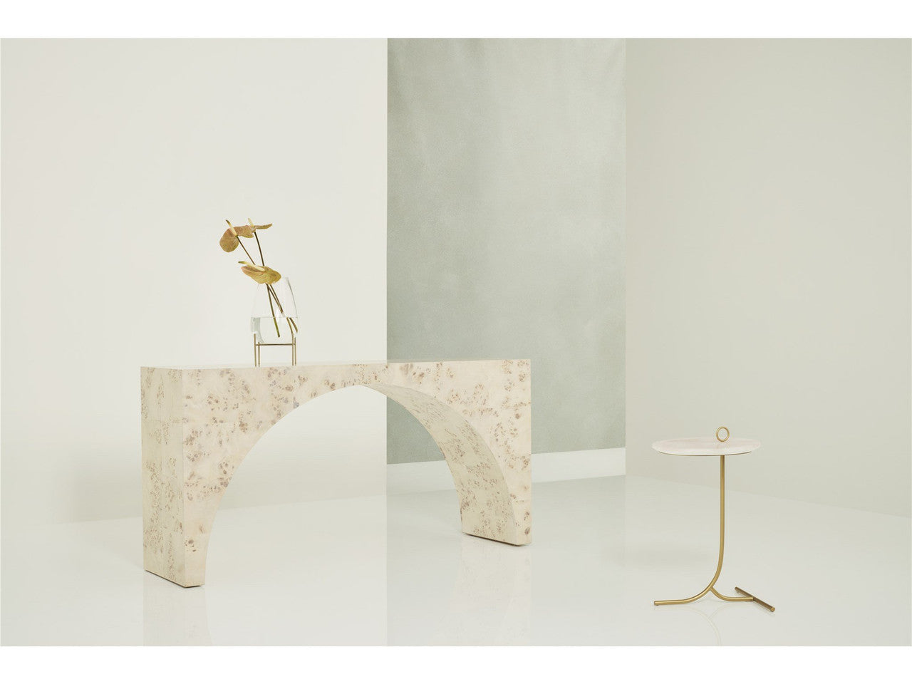 Tranquility - Miranda Kerr Home Accent Table -stone top