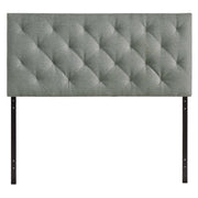 Theodore Upholstered Fabric Headboard - Gray