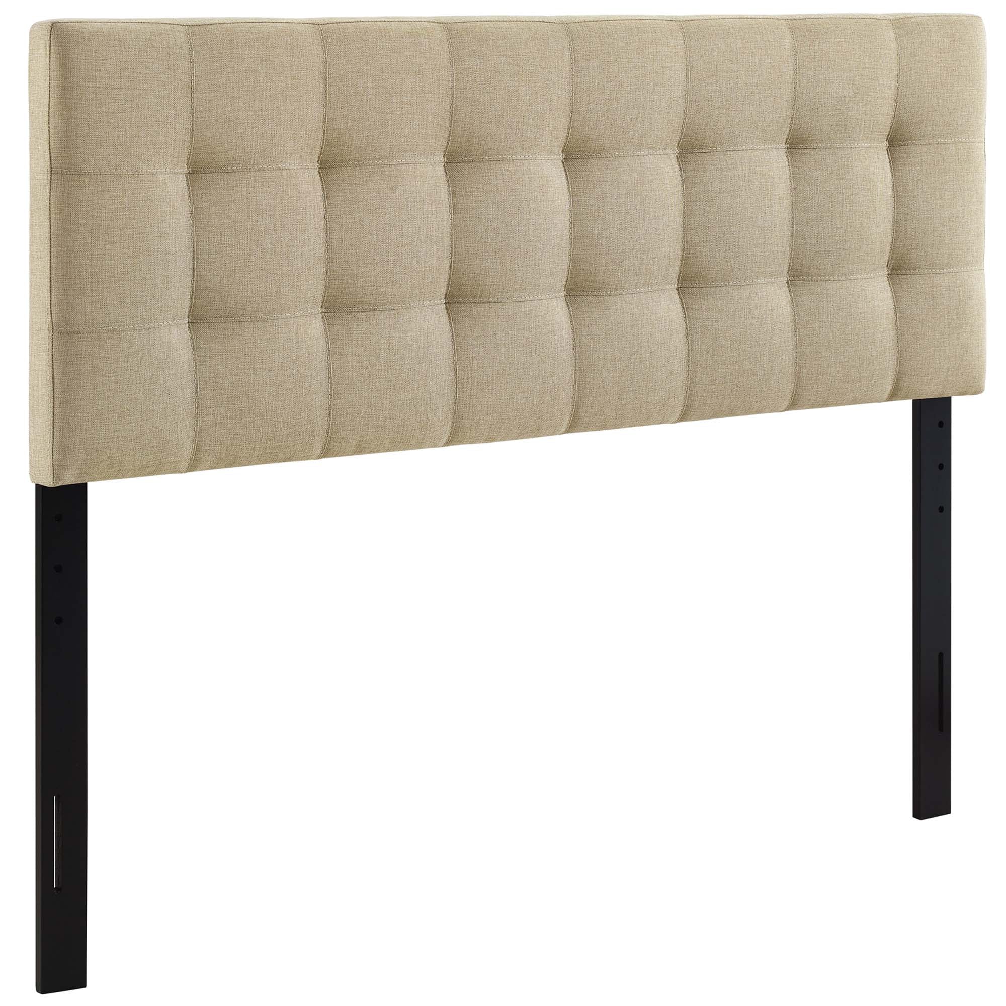Lily Upholstered Fabric Headboard - Beige